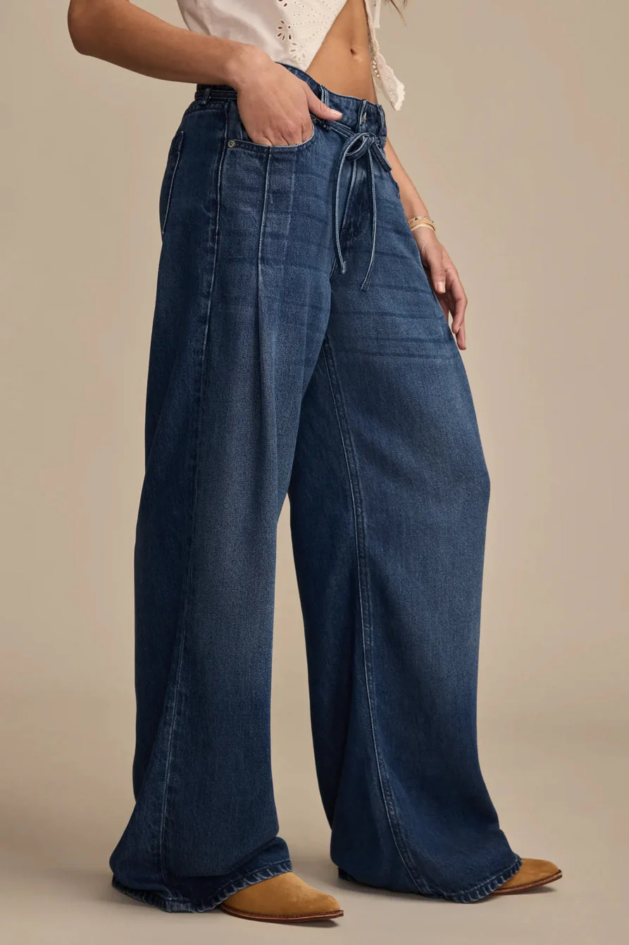Lucky Brand Women's Lucky Legend Liquid Denim Luxe Palazzo - Image 4