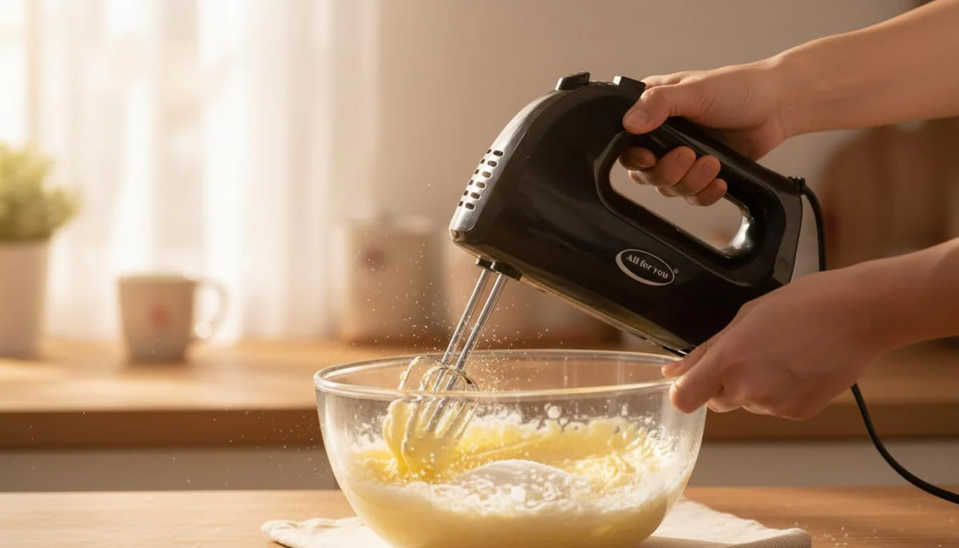 250-Watt 5-Speed Electric Hand Mixer with Whisk Attachment & Traditional Beaters - Image 6