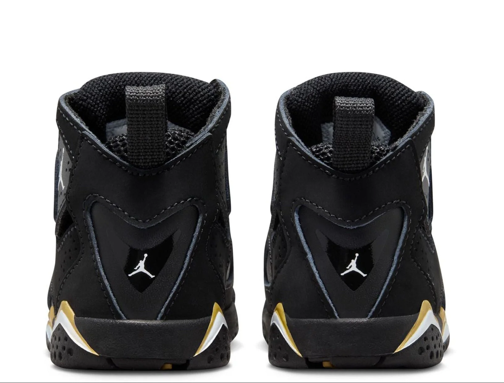 [343797-017] Toddlers Air Jordan True Flight 'black Metallic Gold White' - Image 5