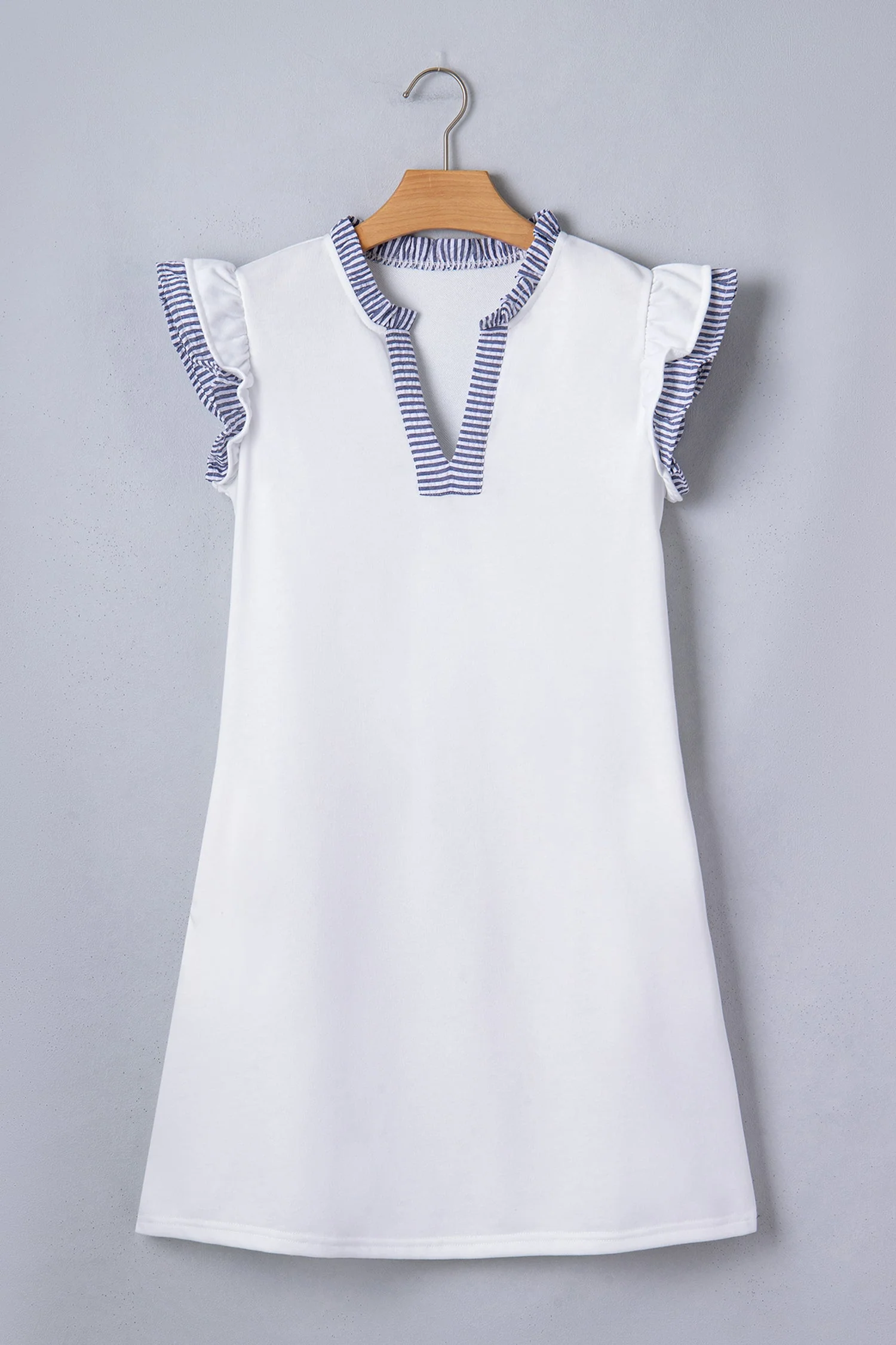 Threaded Pear Aleena Ruffle Trim Sleeveless Dress - Image 8