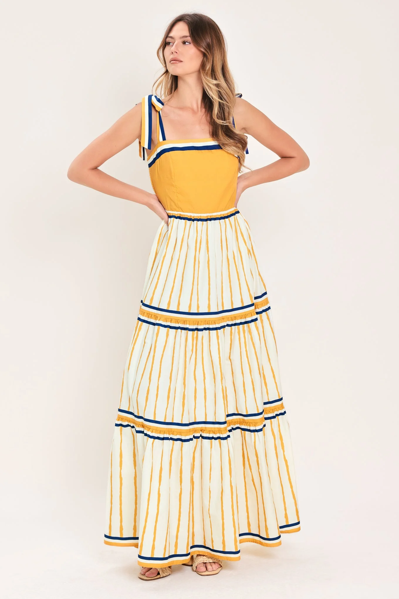 Amalfi Sunkissed Woven Maxi Dress - Image 3