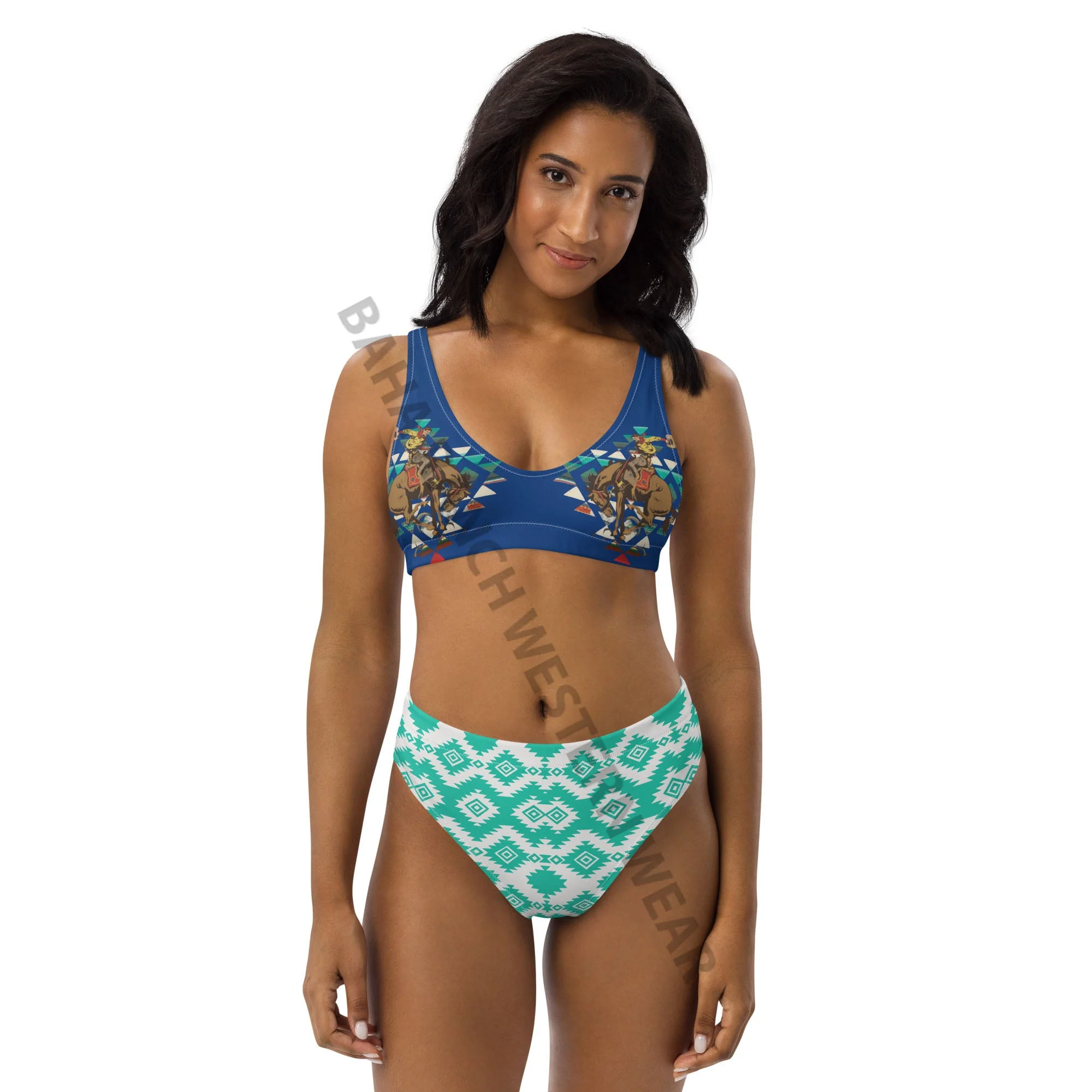 Baha Ranch Yeehaw Aztec Bronc Bikini - Image 6
