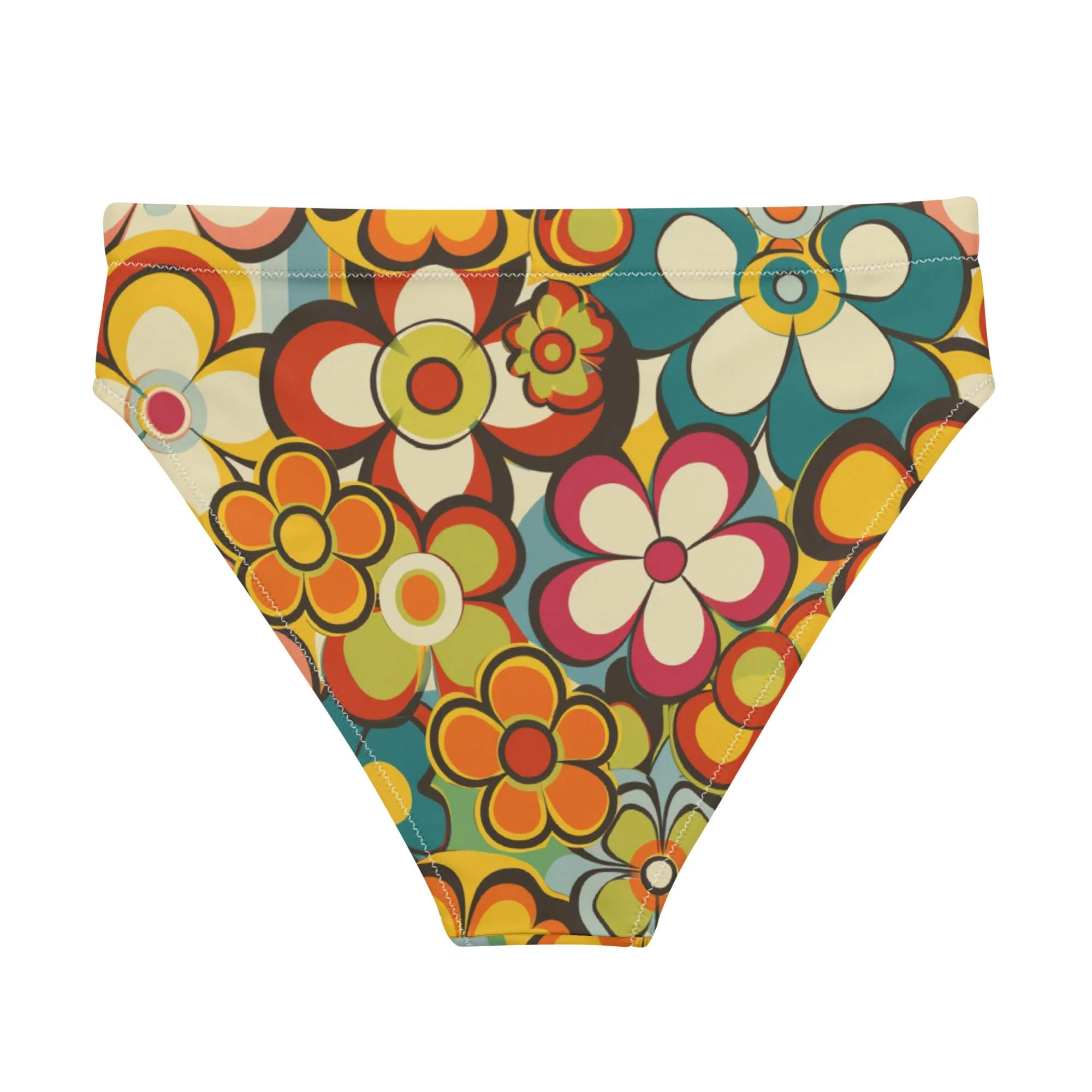 Baha Ranch Yeehaw Woodstock Retro Floral Bikini Bottom - Image 4