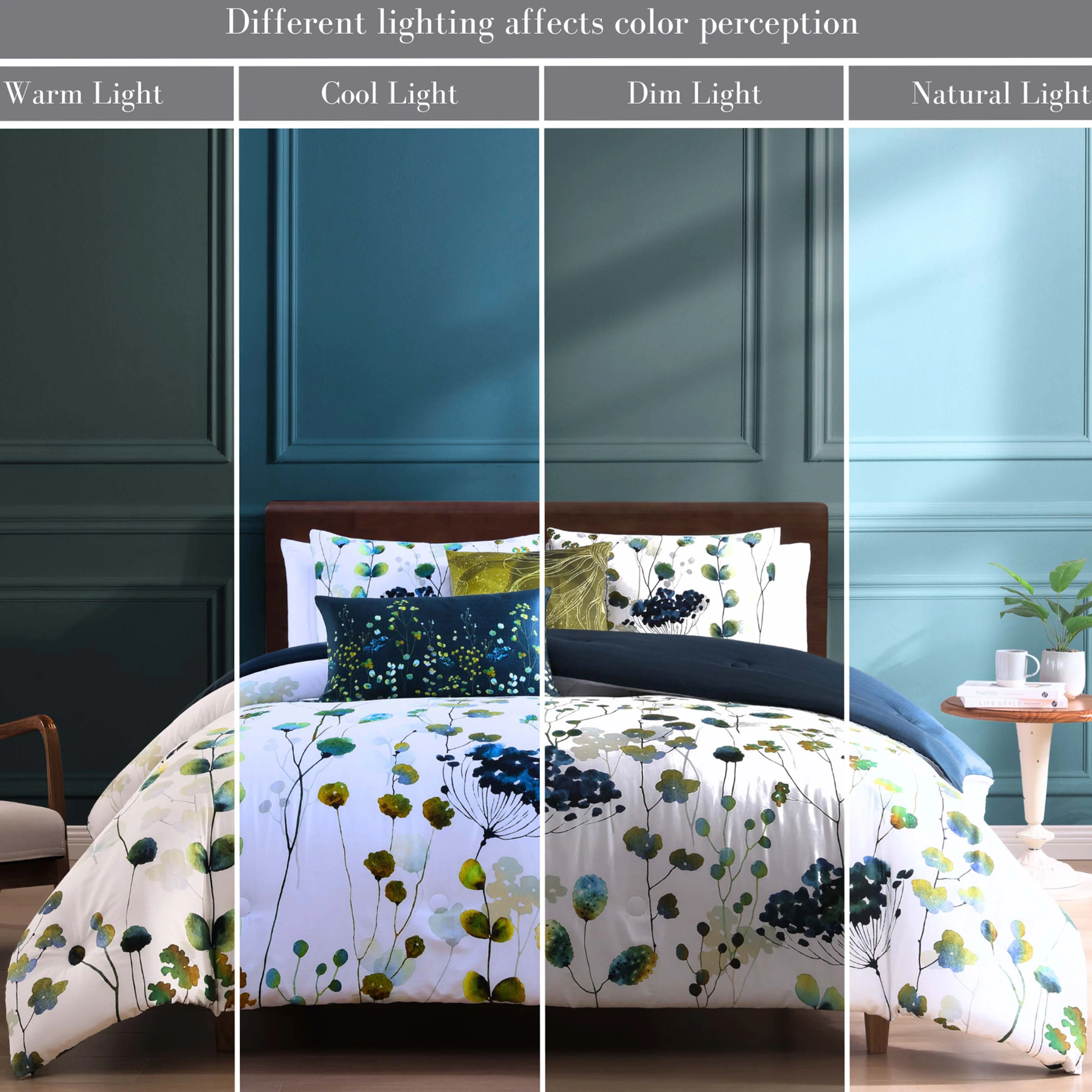 Bebejan Abstract Vines 5 Piece Reversible Comforter Set - Image 8