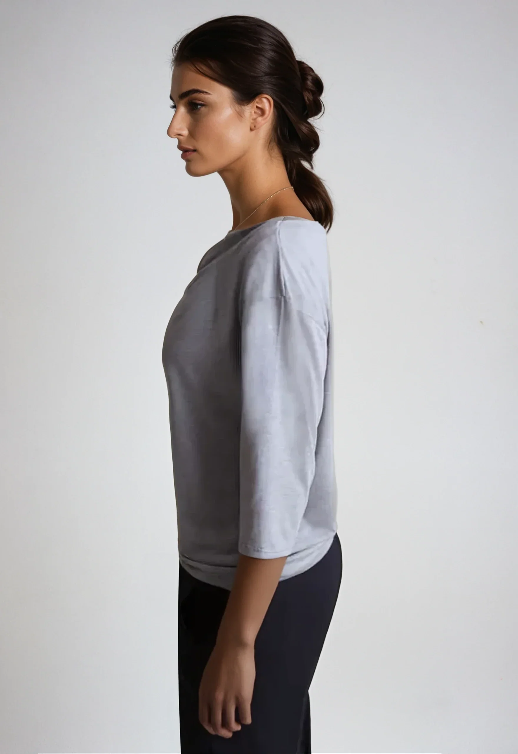 Bon Voyage Travel Tee - Heather Grey - Image 3