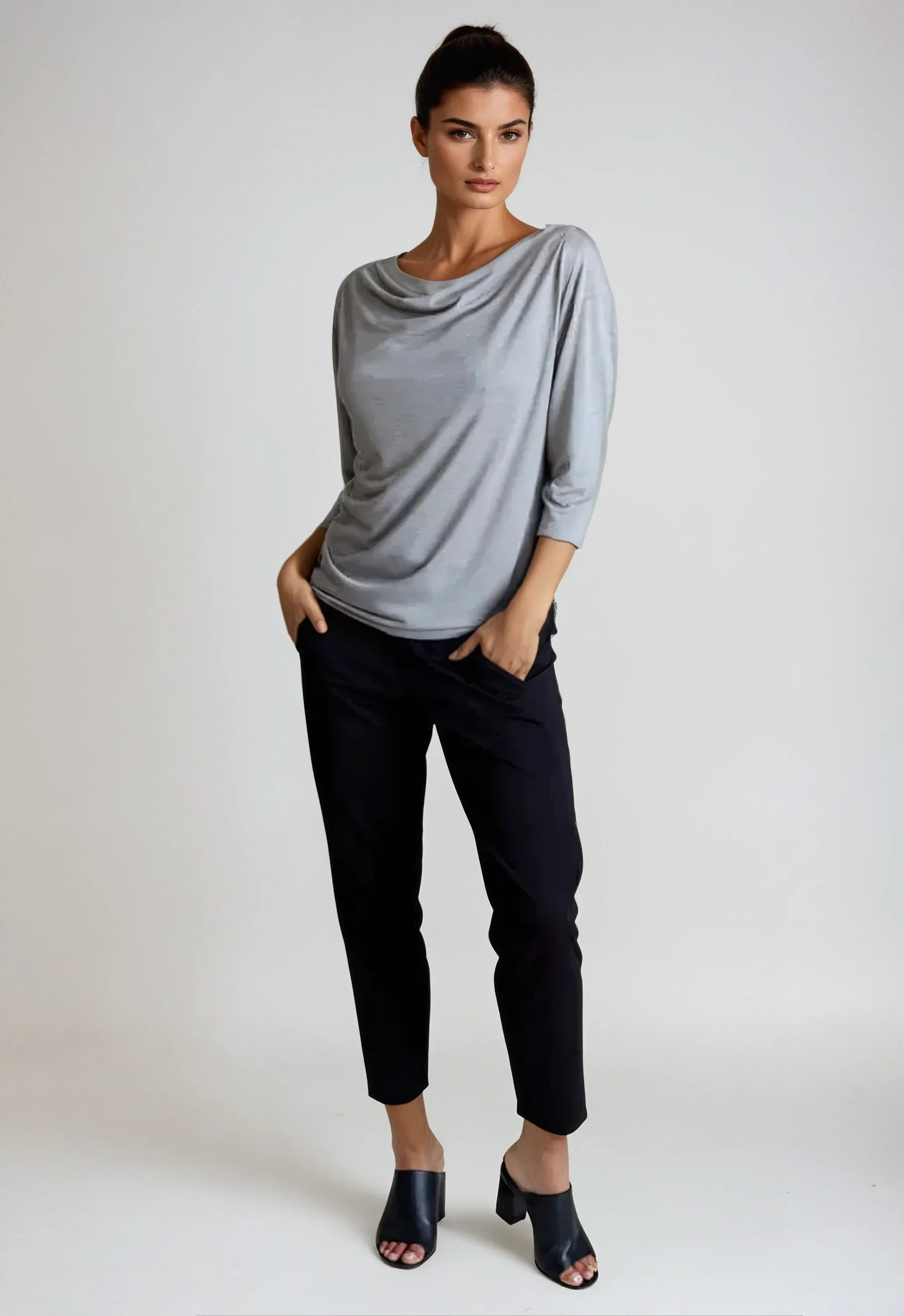 Bon Voyage Travel Tee - Heather Grey - Image 4