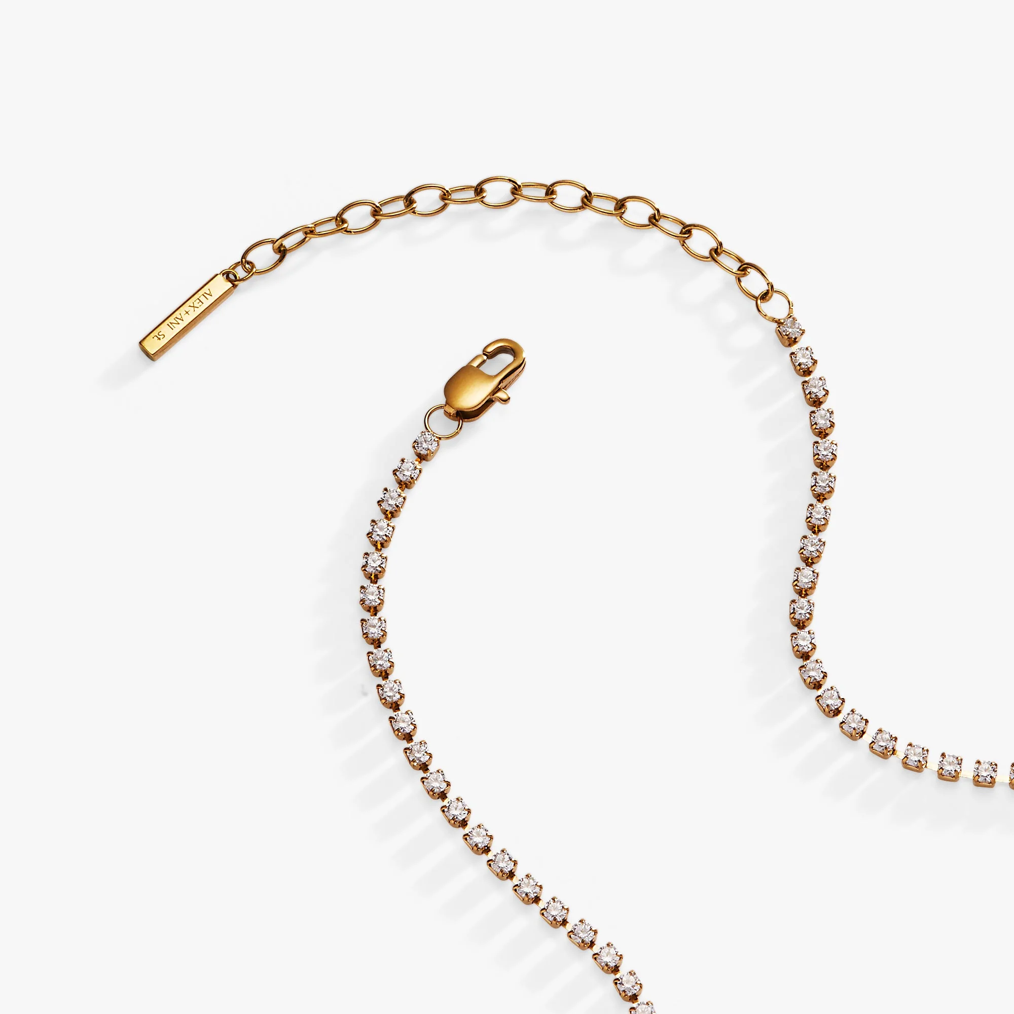 “Bride” Crystal Tennis Necklace - Image 6