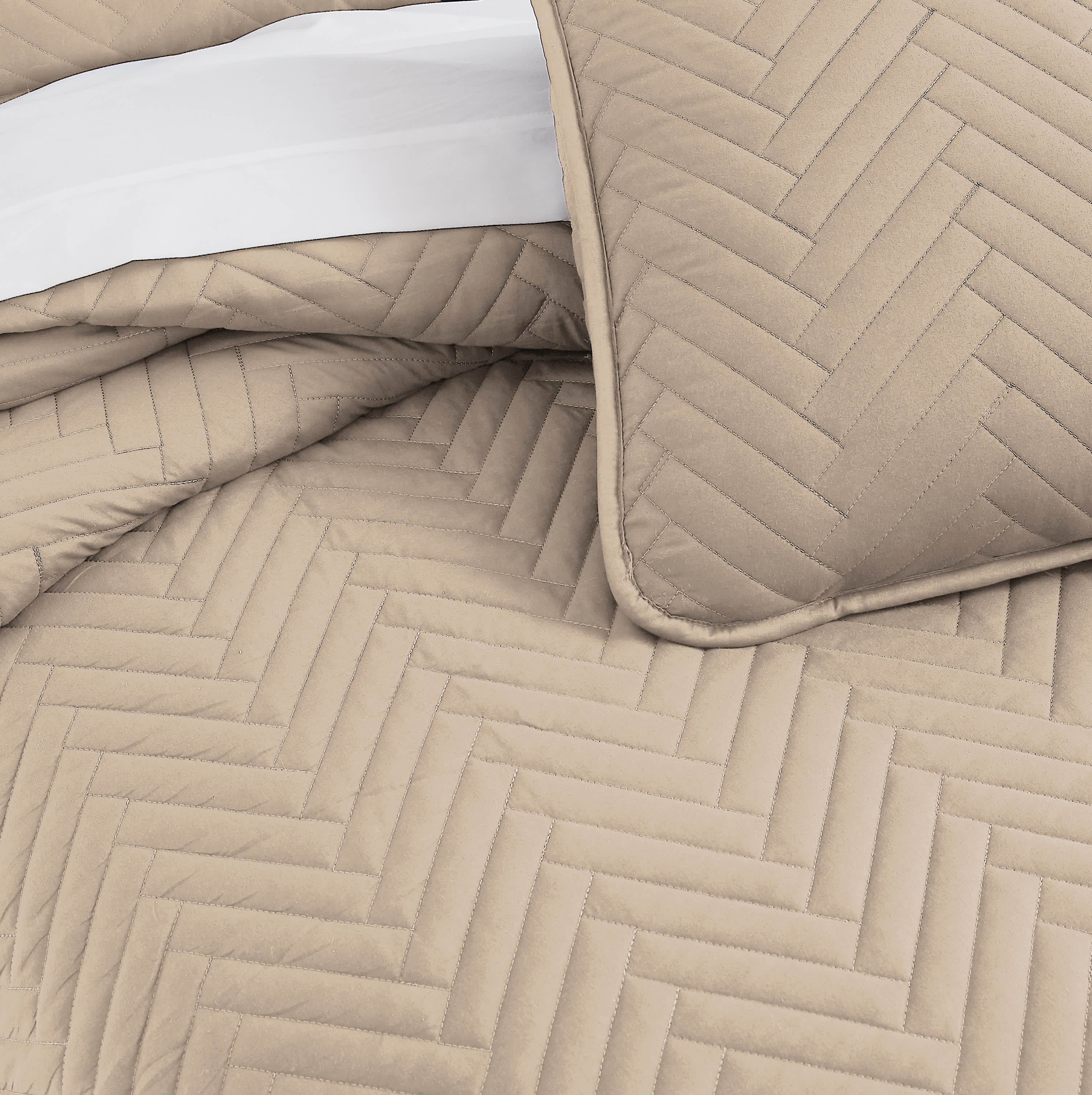 Southshore Fine Linens Chevron Oversized Quilt Set - Image 24