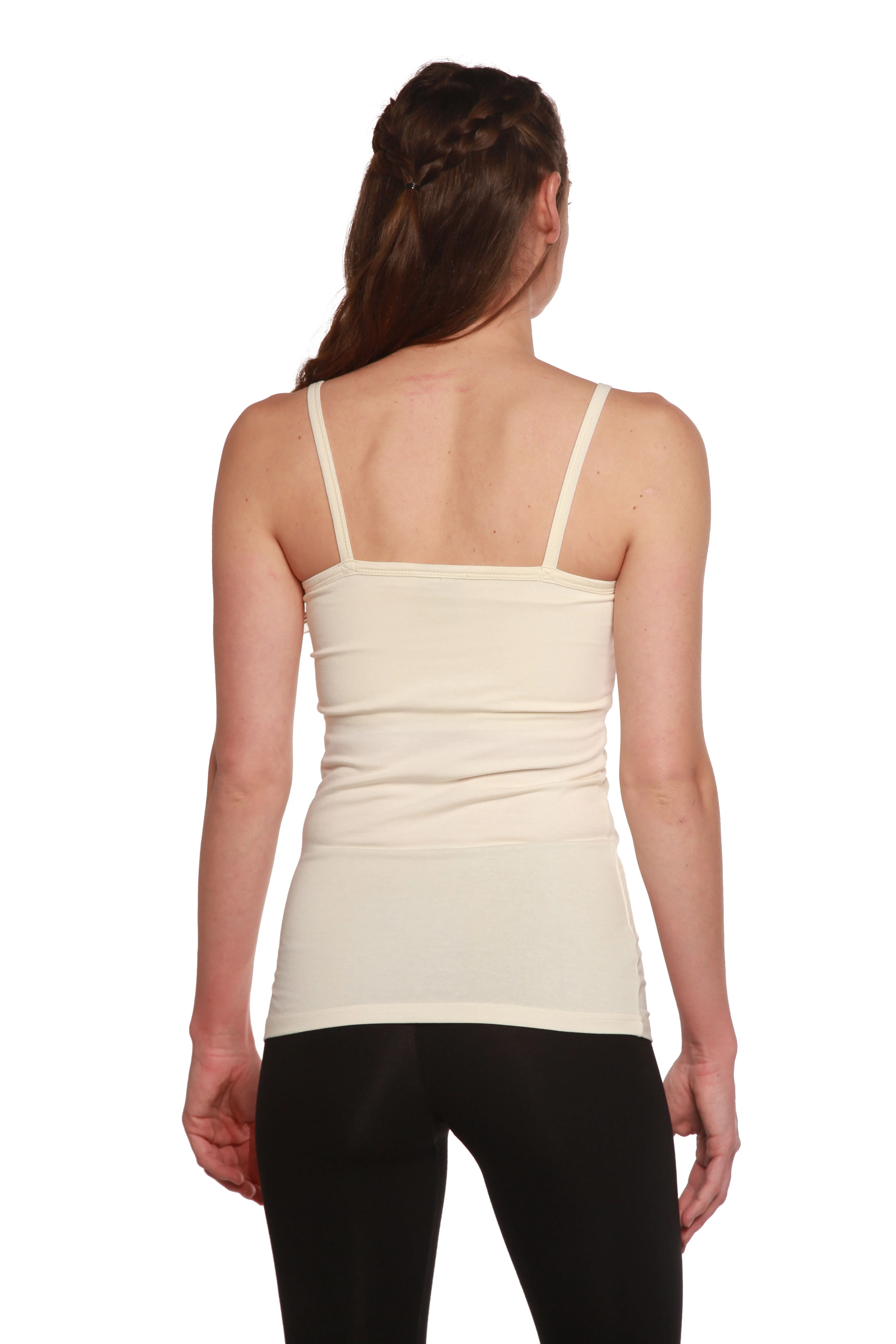Clearance Women's Bamboo/Cotton Camisole with Shelf Bra - Image 5