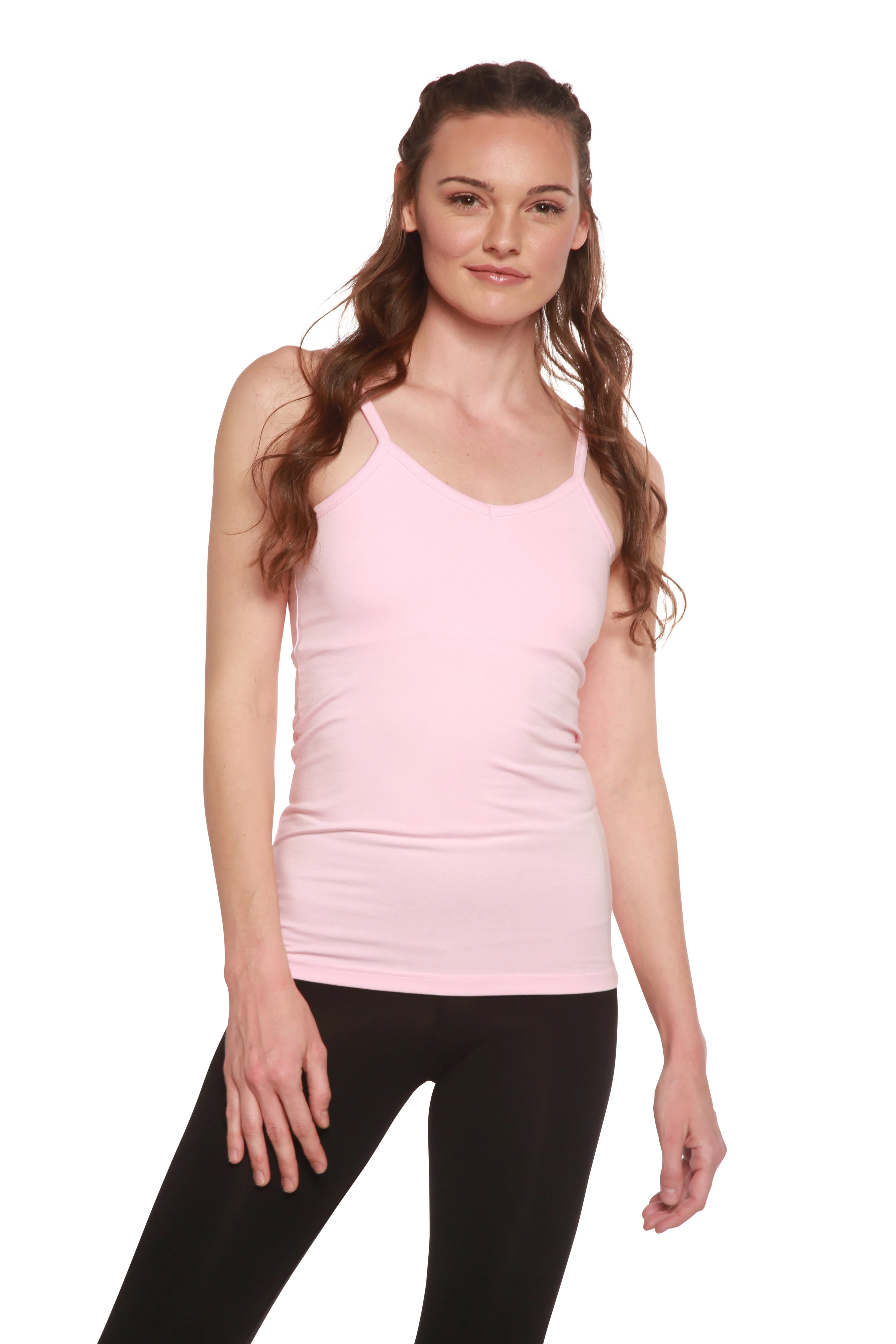 Clearance Women's Bamboo/Cotton Camisole with Shelf Bra - Image 8