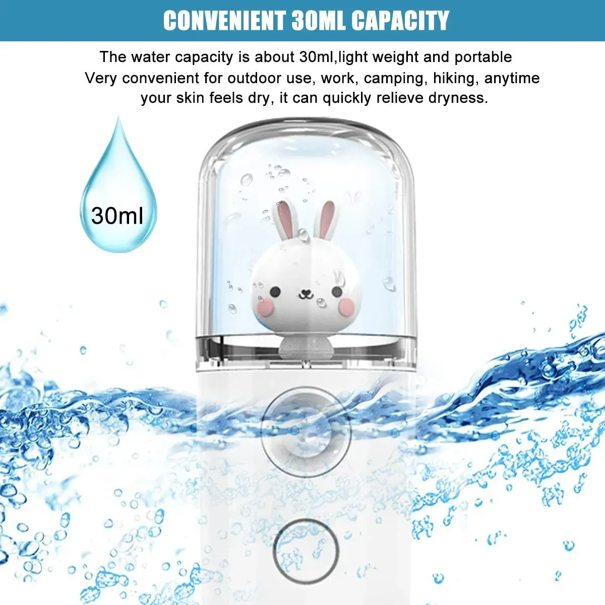 Cute Rabbit Nano Mist Facial Sprayer - Image 2