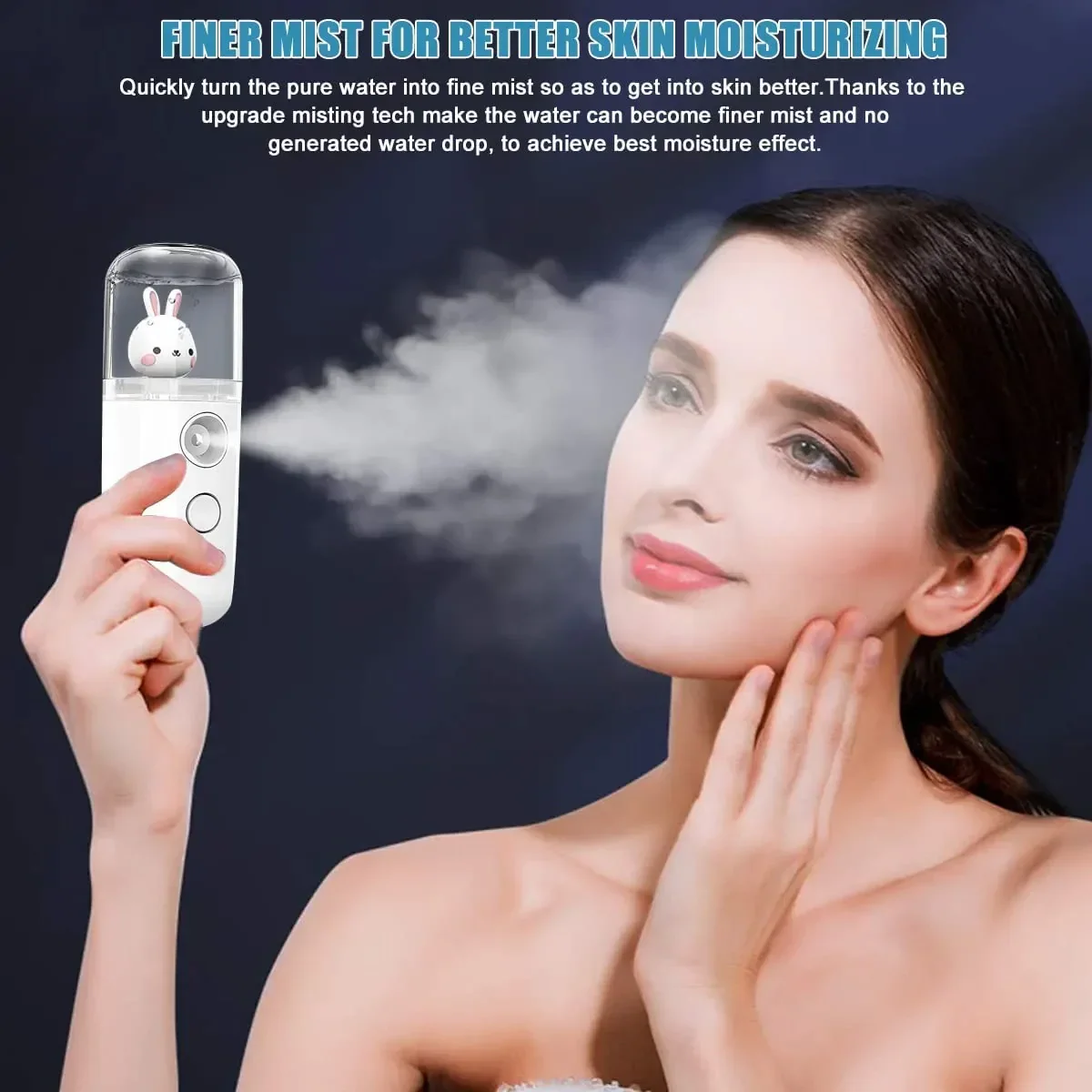 Cute Rabbit Nano Mist Facial Sprayer - Image 3