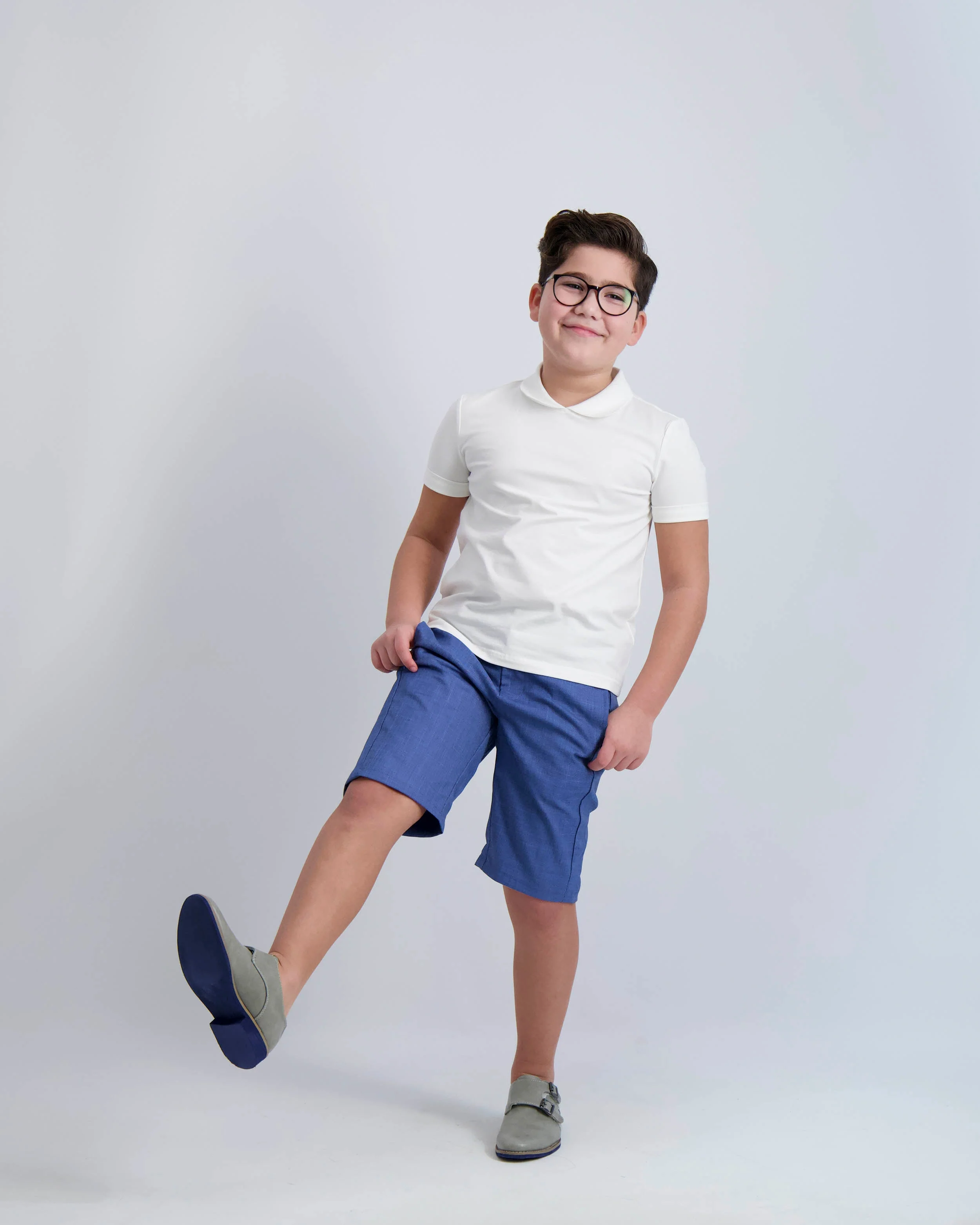 Egyptian Blue Short Dress Pants - Image 5