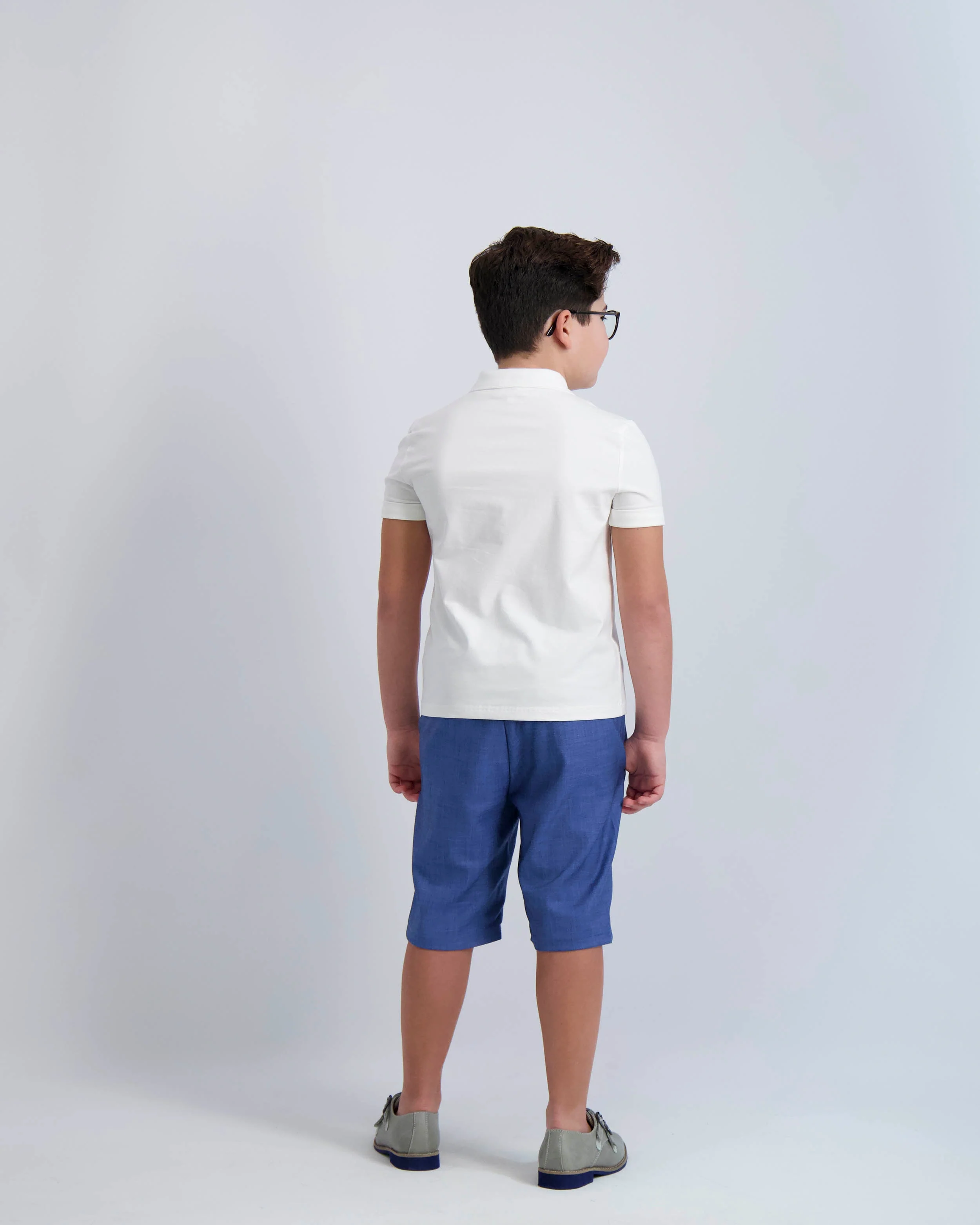 Egyptian Blue Short Dress Pants - Image 7