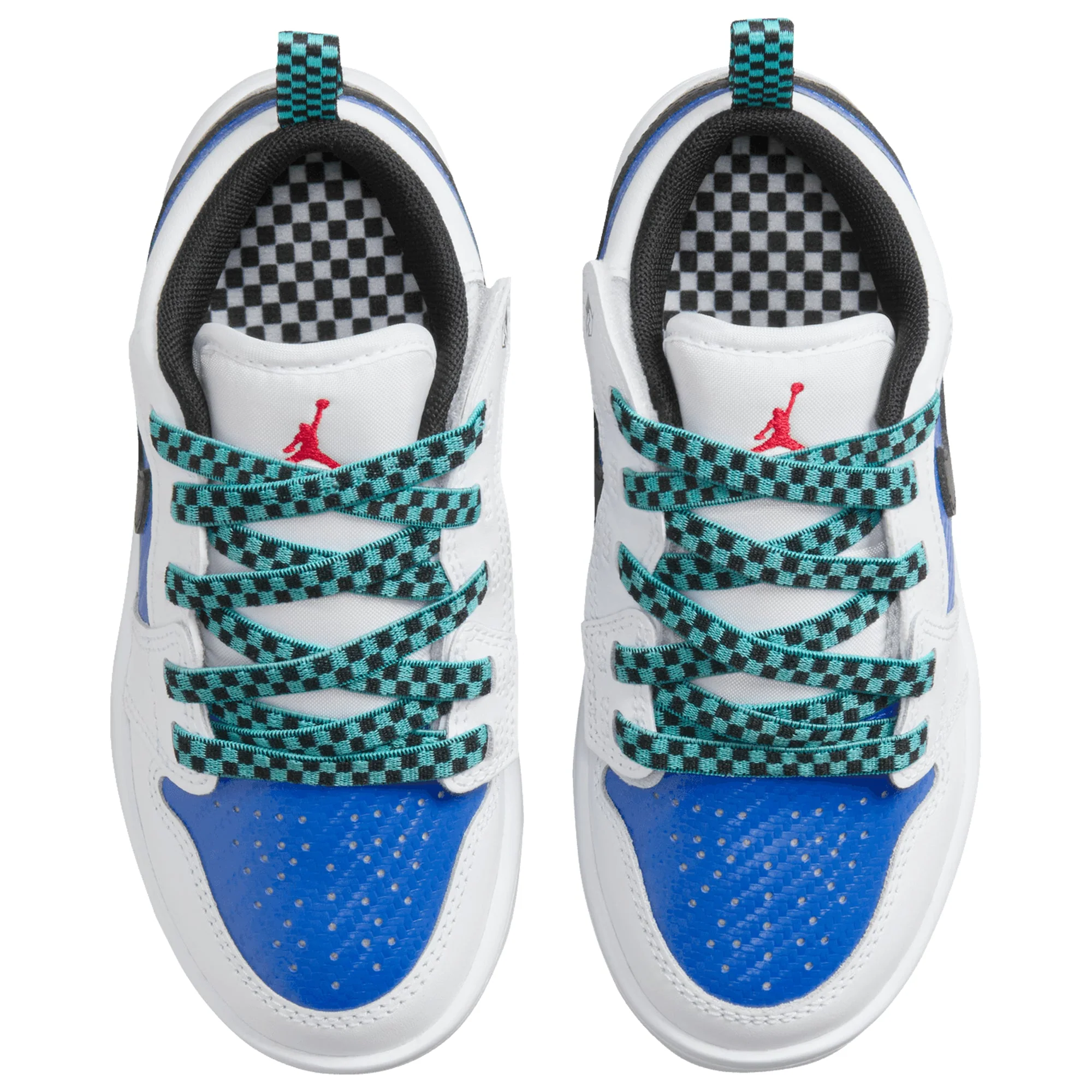 [fq8708-100] Preschool Air Jordan Retro 1 Low Alt Se 'white Hyper Royal' - Image 4