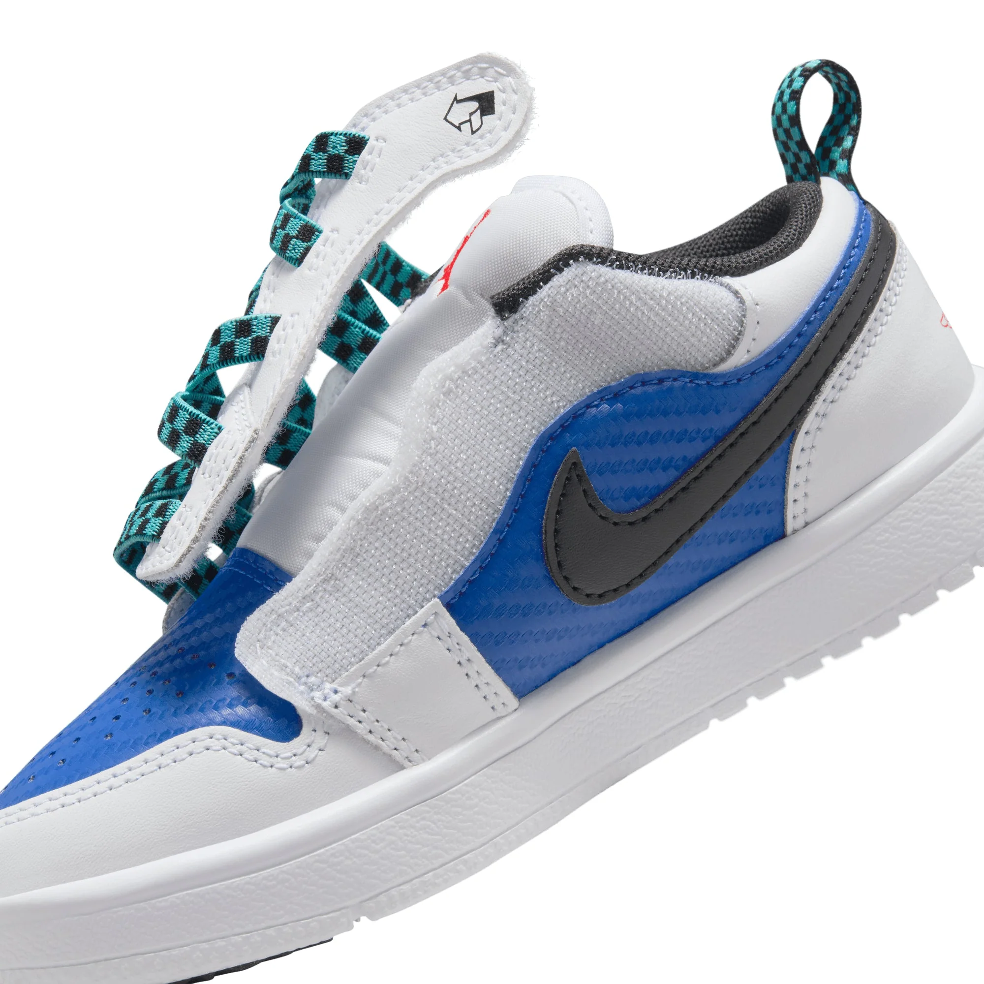 [fq8708-100] Preschool Air Jordan Retro 1 Low Alt Se 'white Hyper Royal' - Image 6