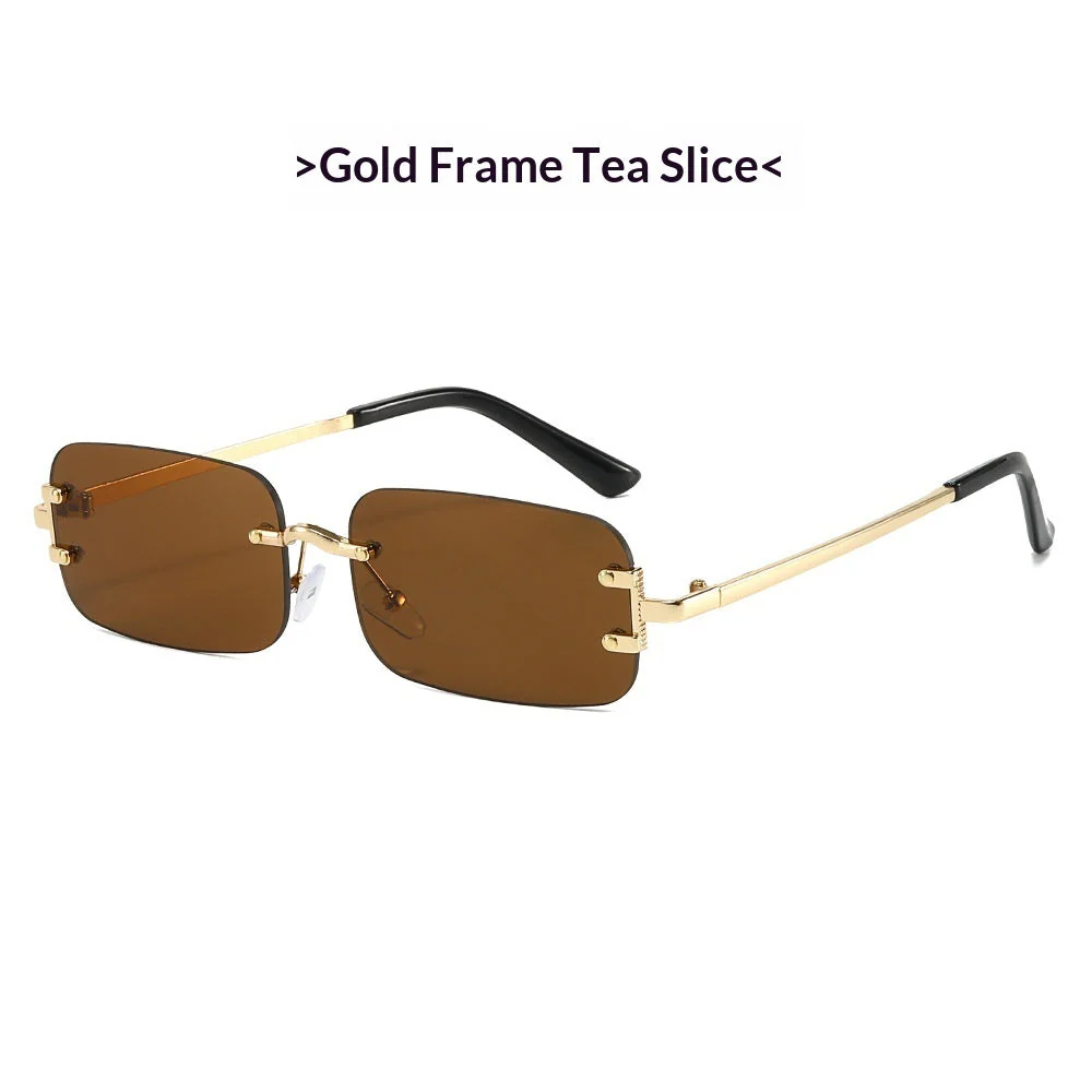 Frameless Rimless Sunglasses – Elegant Western Style - Image 3
