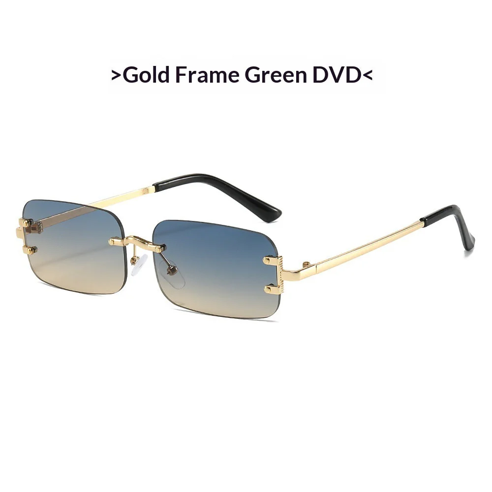 Frameless Rimless Sunglasses – Elegant Western Style - Image 4