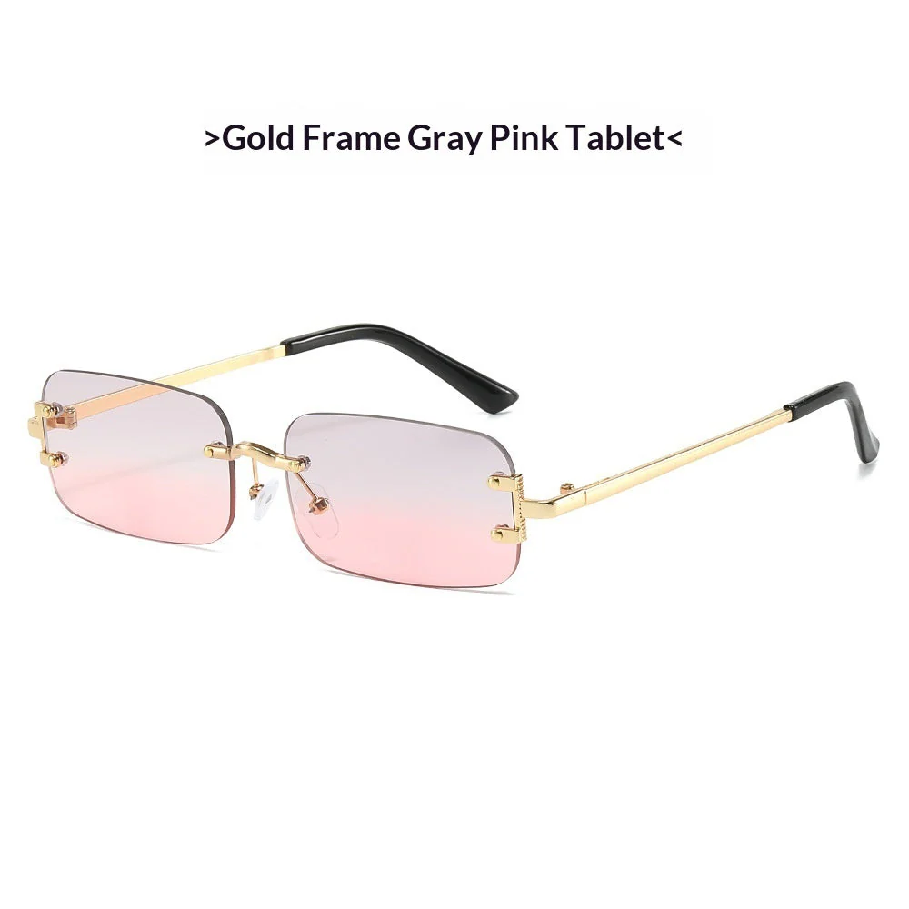 Frameless Rimless Sunglasses – Elegant Western Style - Image 6