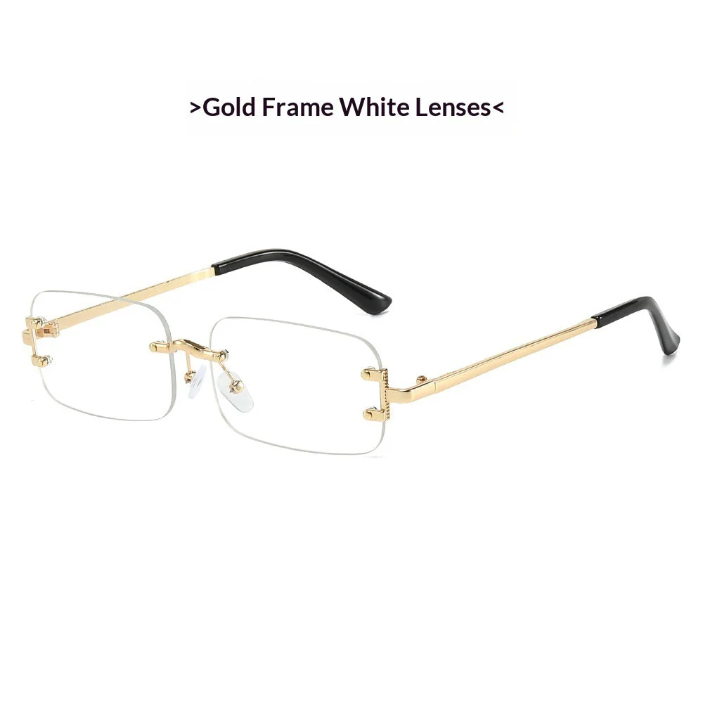 Frameless Rimless Sunglasses – Elegant Western Style - Image 9