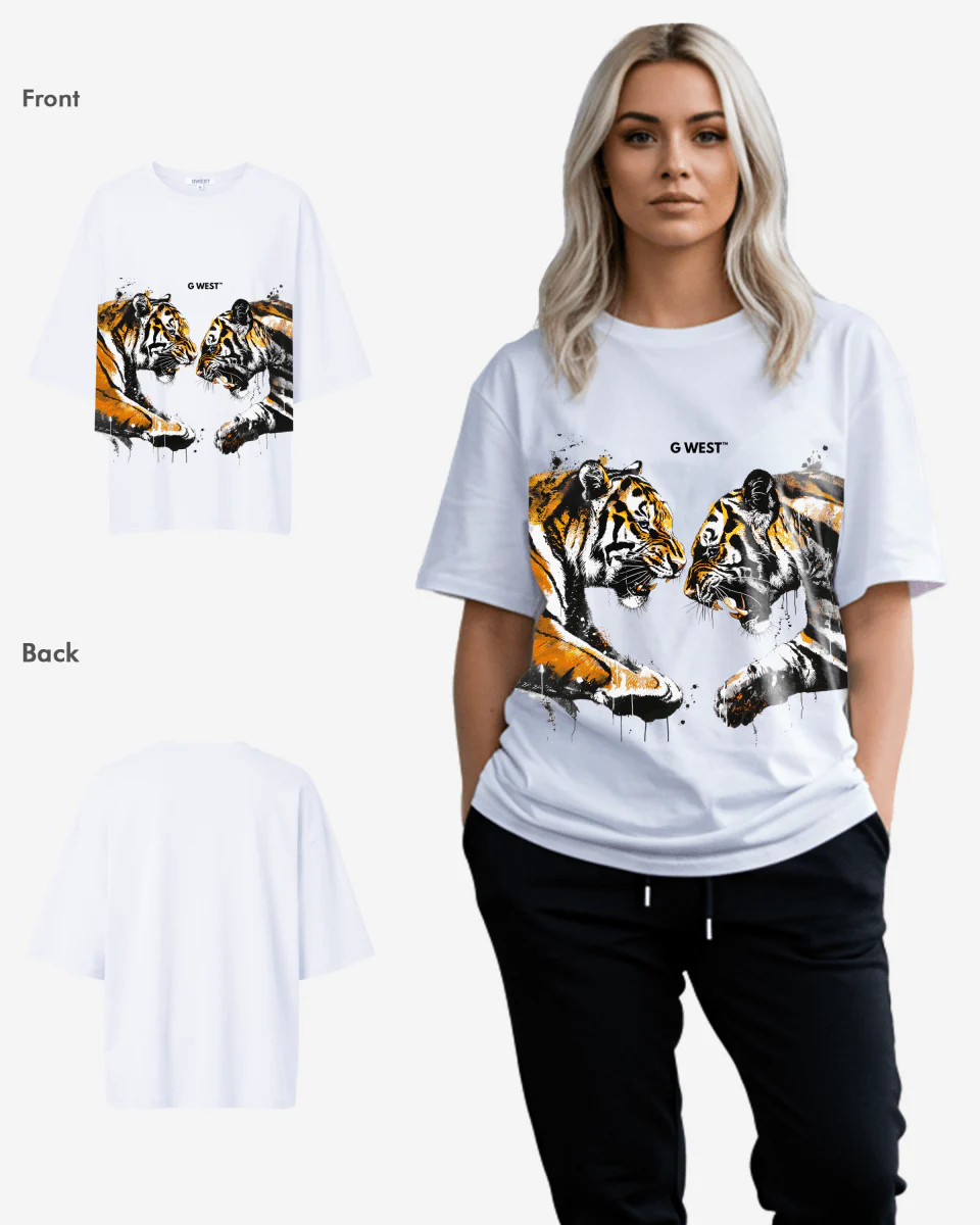 G West Womens Wild Things Oversized Tee - Image 5