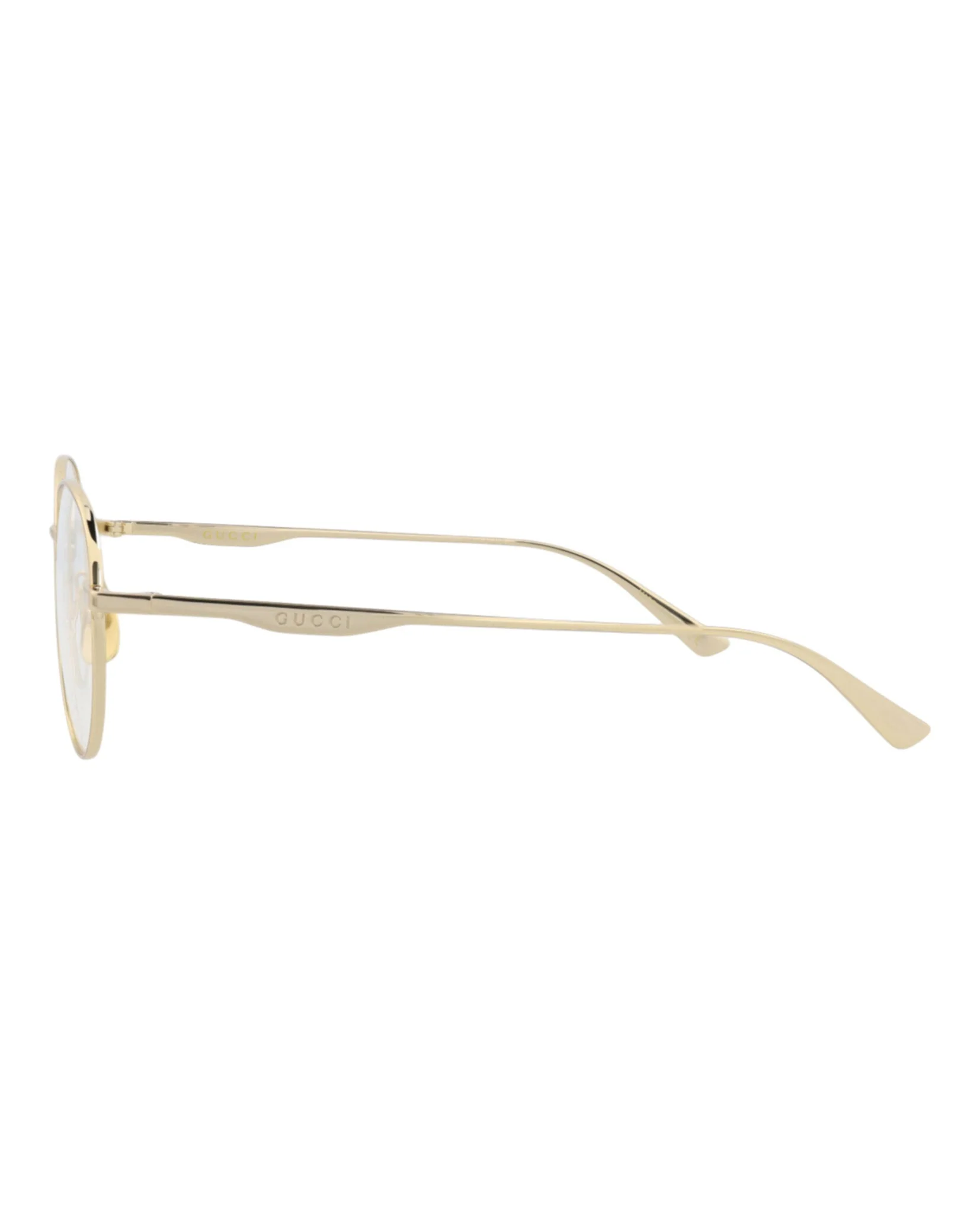 Gucci Round-Frame Metal Optical Frames - Image 3