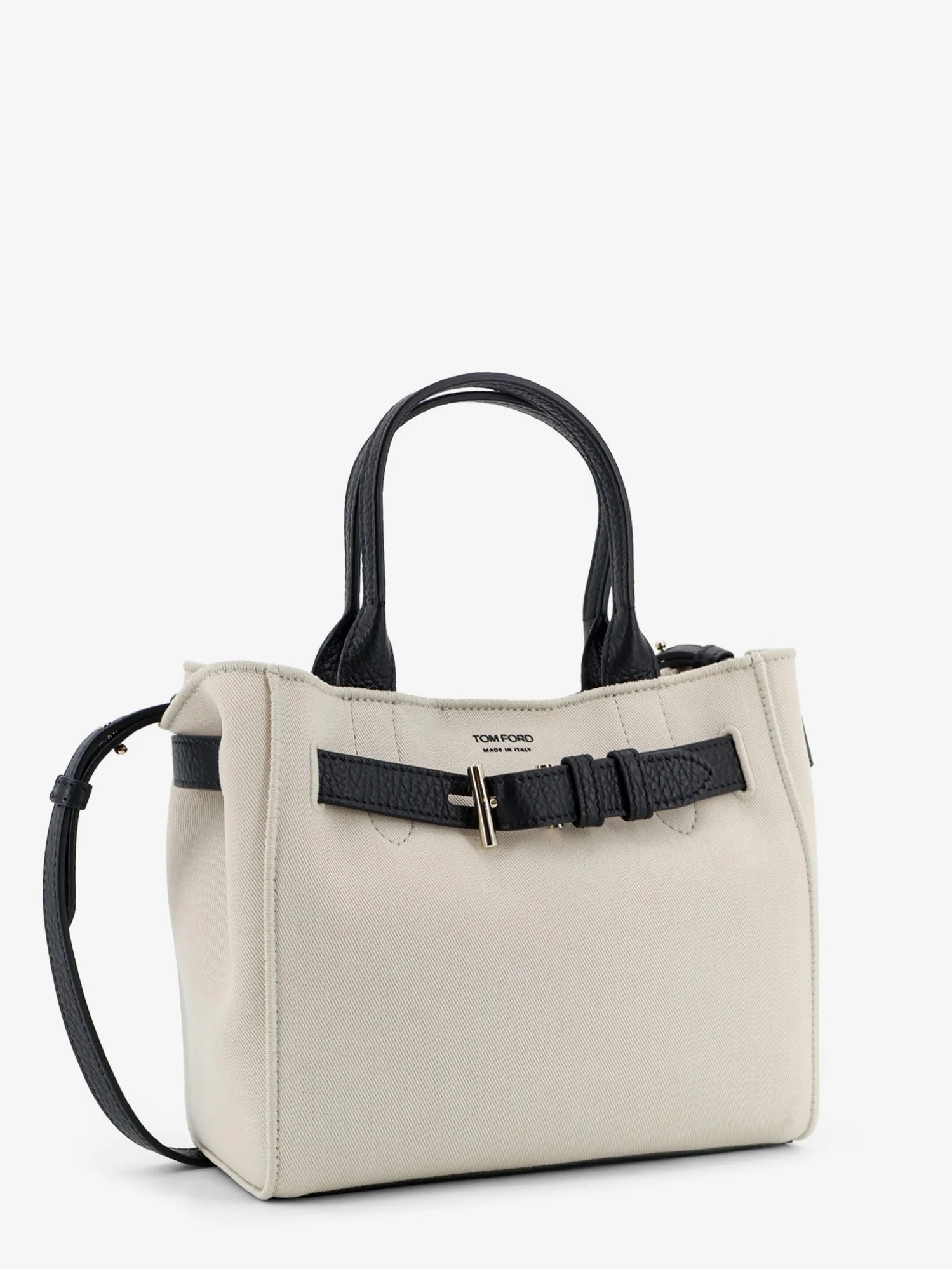 Handbag Audrey Canvas Beige - Image 3