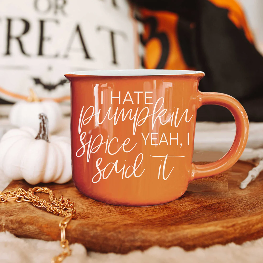 Hate Pumpkin Mug by Gia Roma - Image 4