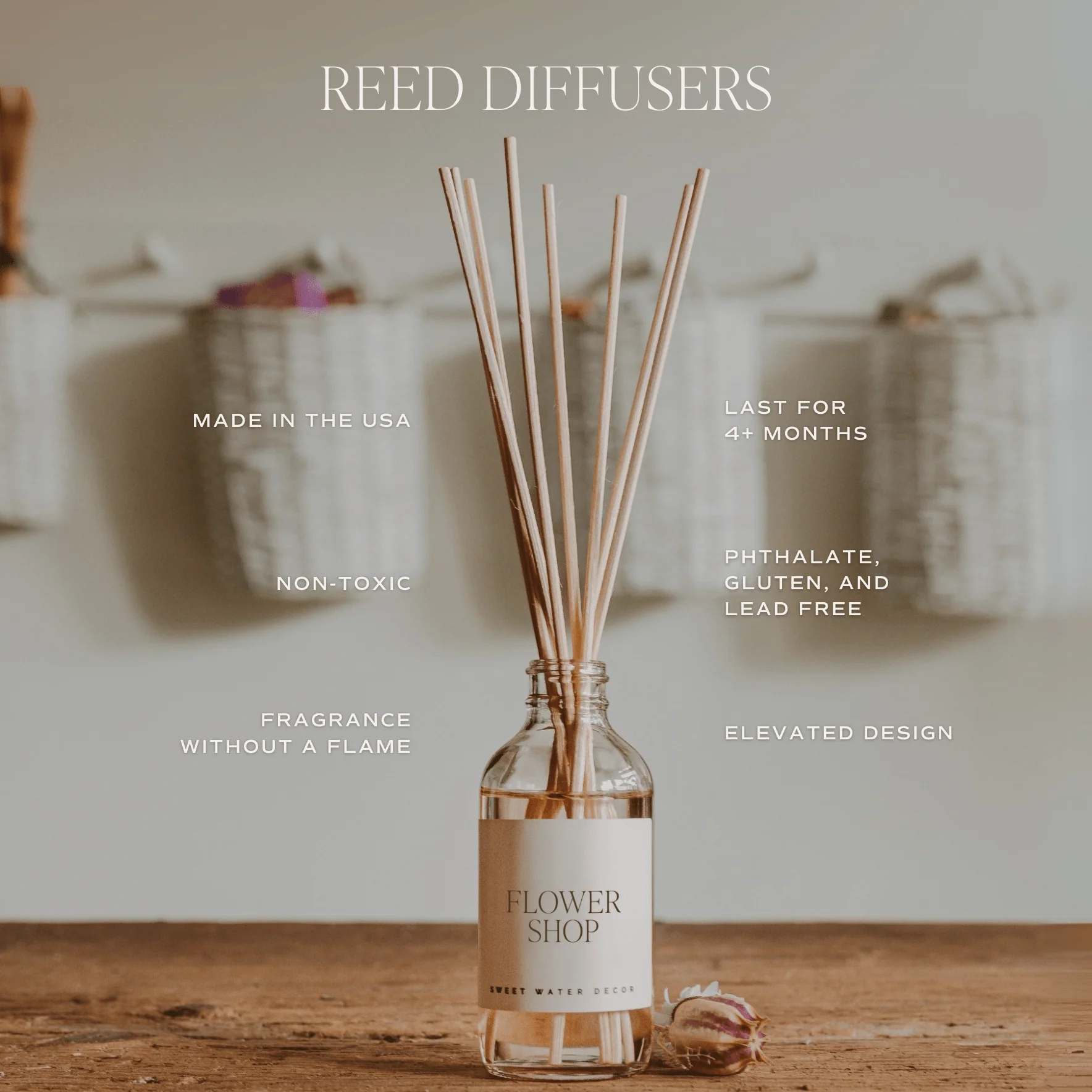 Hello Fall Clear Reed Diffuser - Image 3