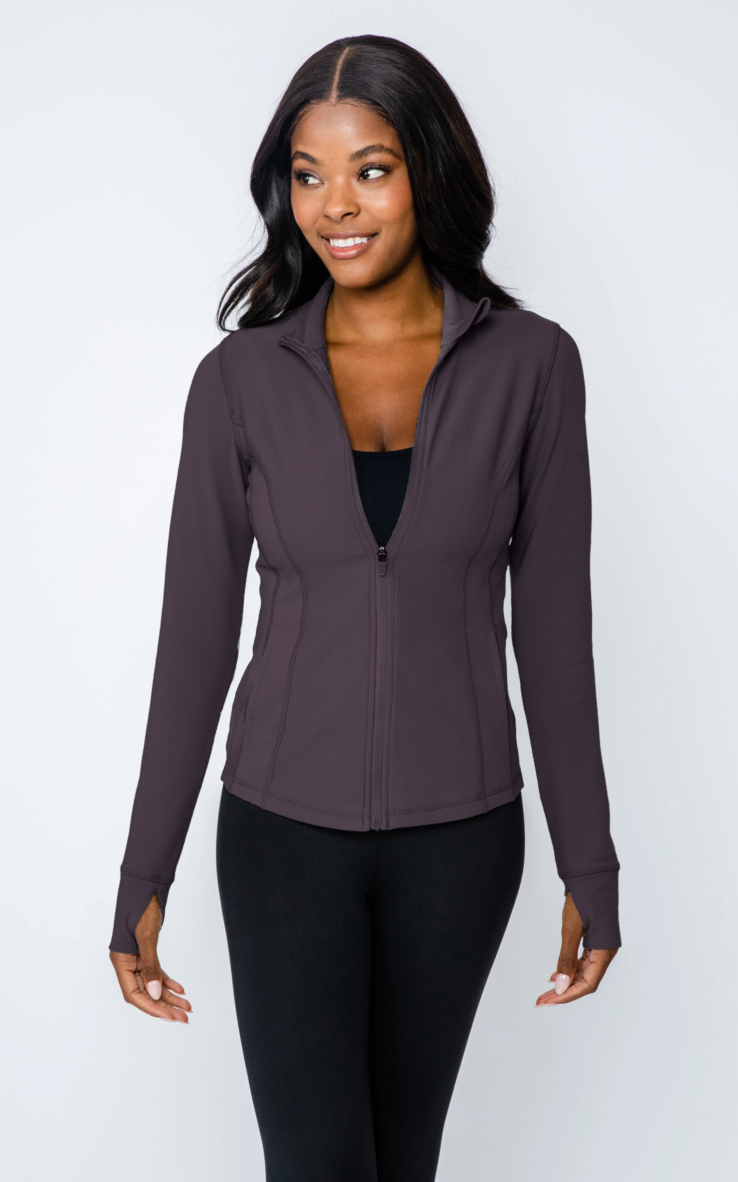 90 Degree by Reflex Interlink Ribbed Princess Seam Performance Jacket - Image 27