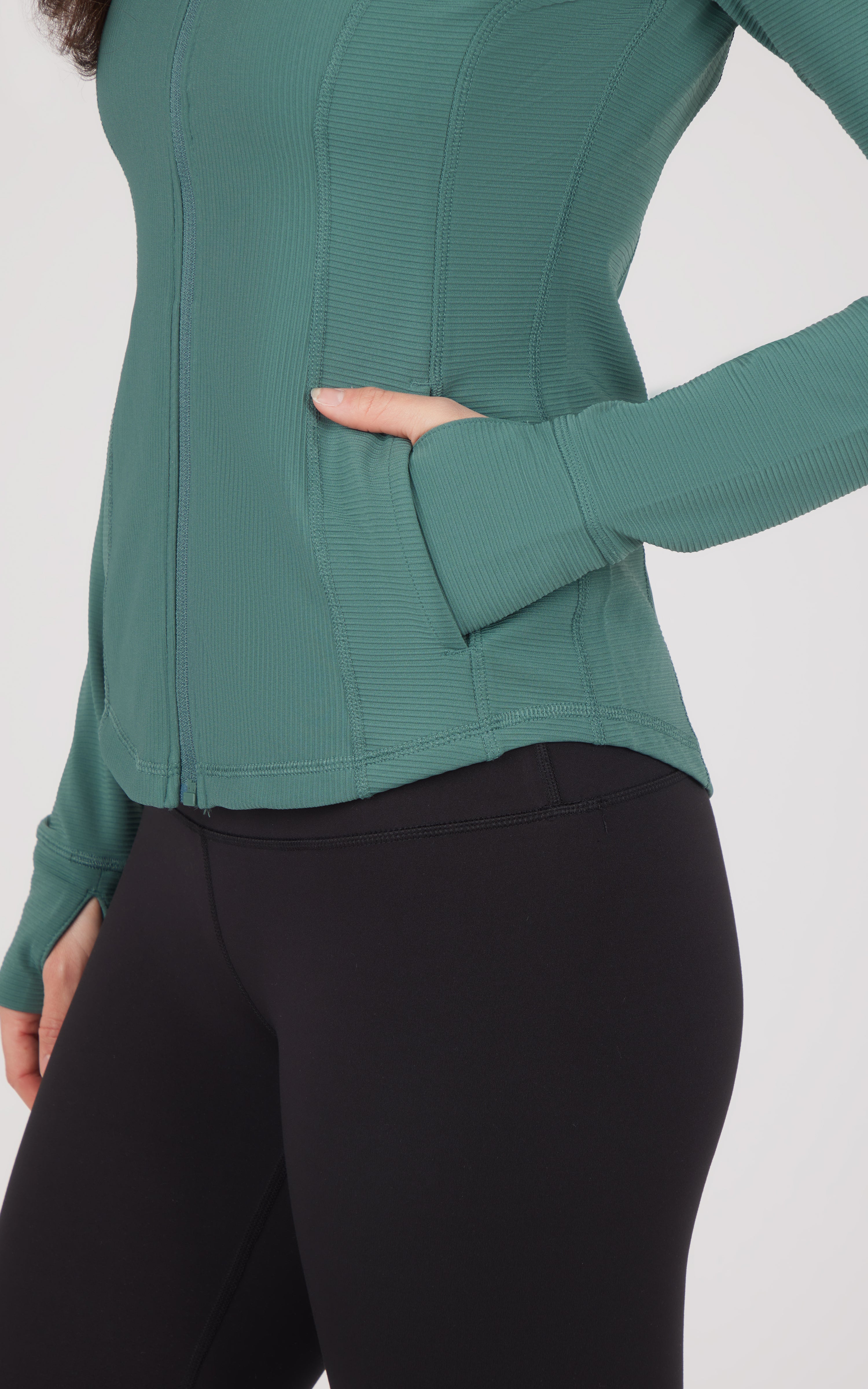 90 Degree by Reflex Interlink Ribbed Princess Seam Performance Jacket - Image 33