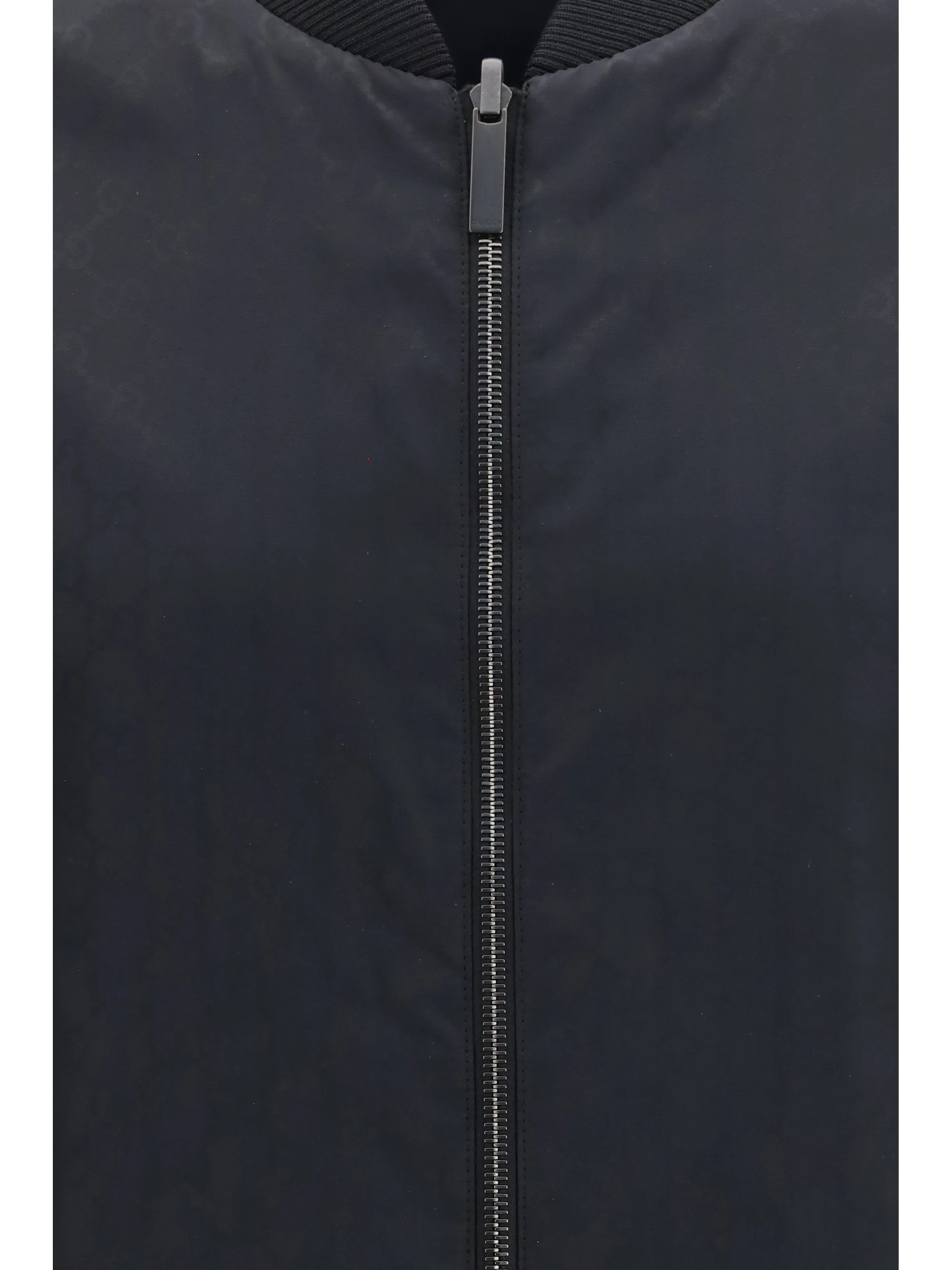 Jacket Reversible Zip Silk Faille Black - Image 2