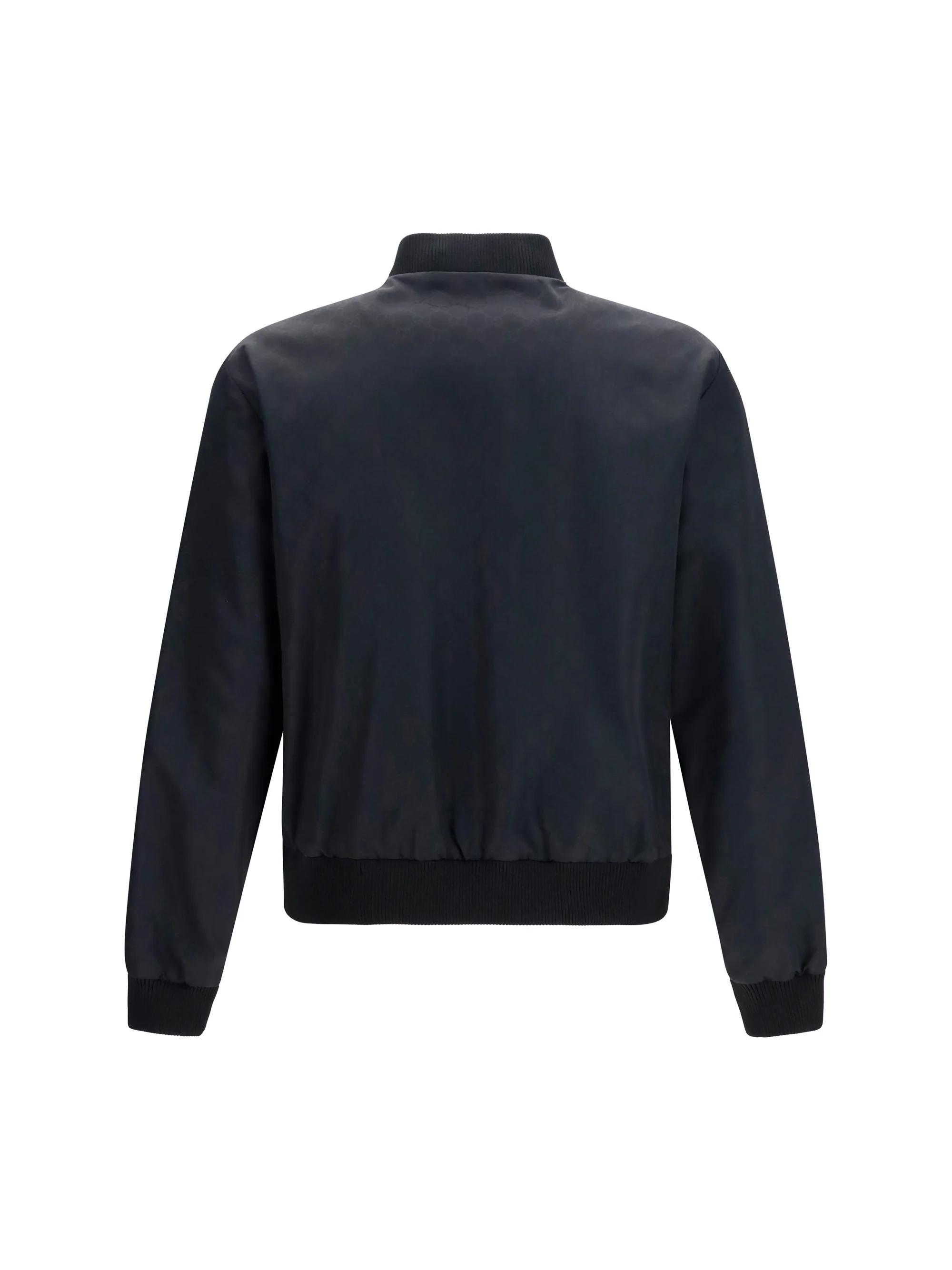 Jacket Reversible Zip Silk Faille Black - Image 3