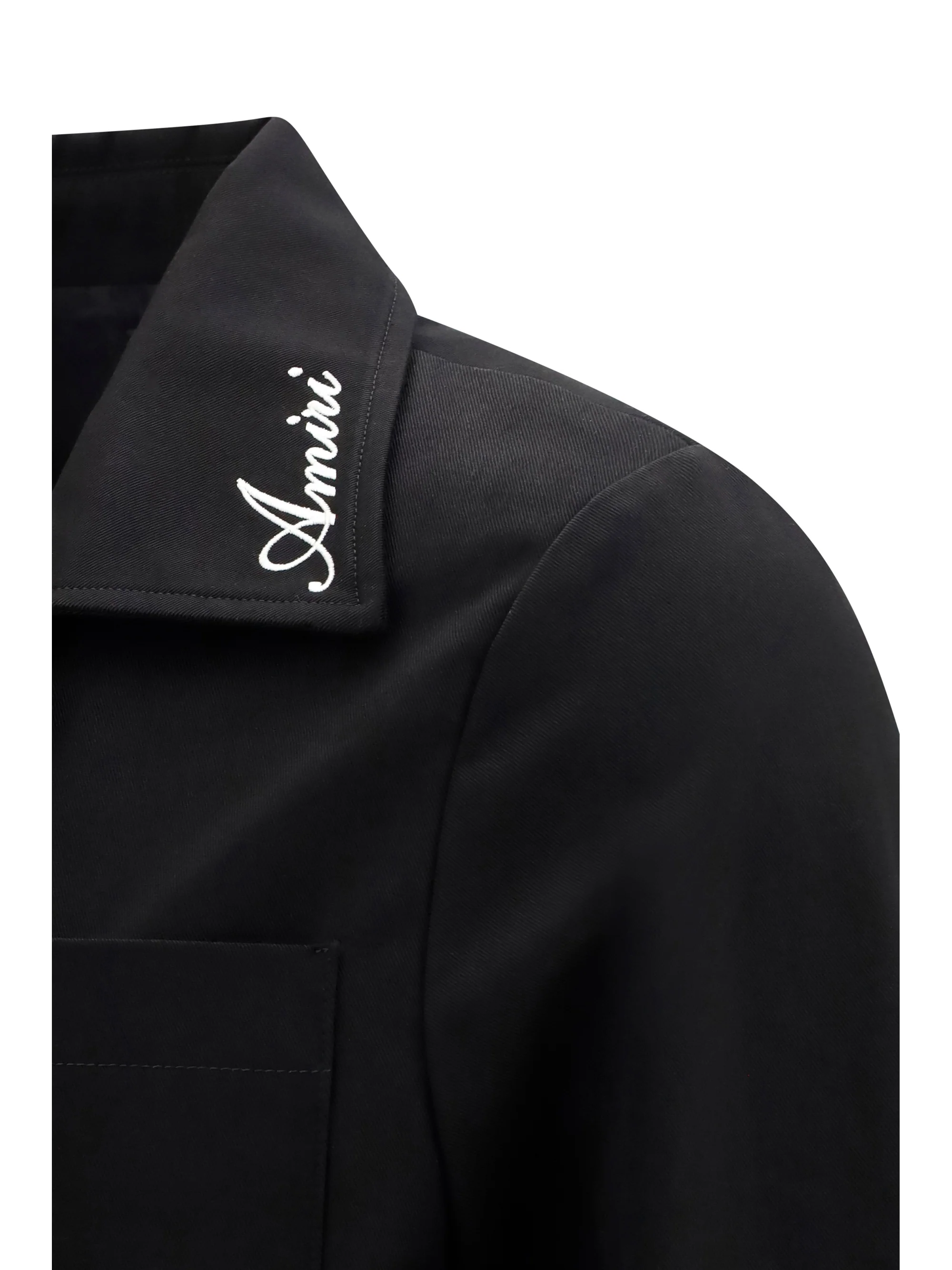 Jacket Script Collar Black - Image 2