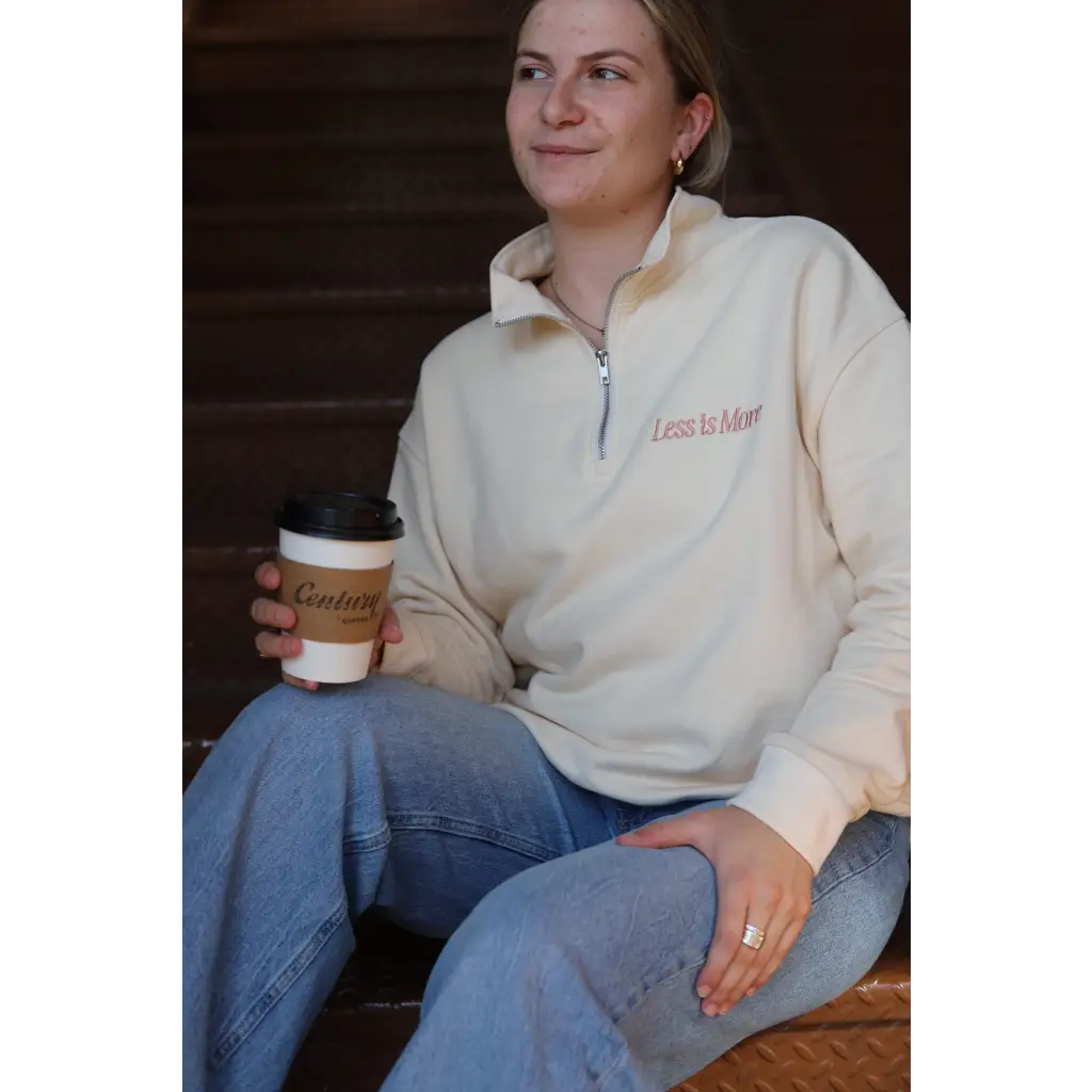 Less is More Embroidered Pullover - Image 5