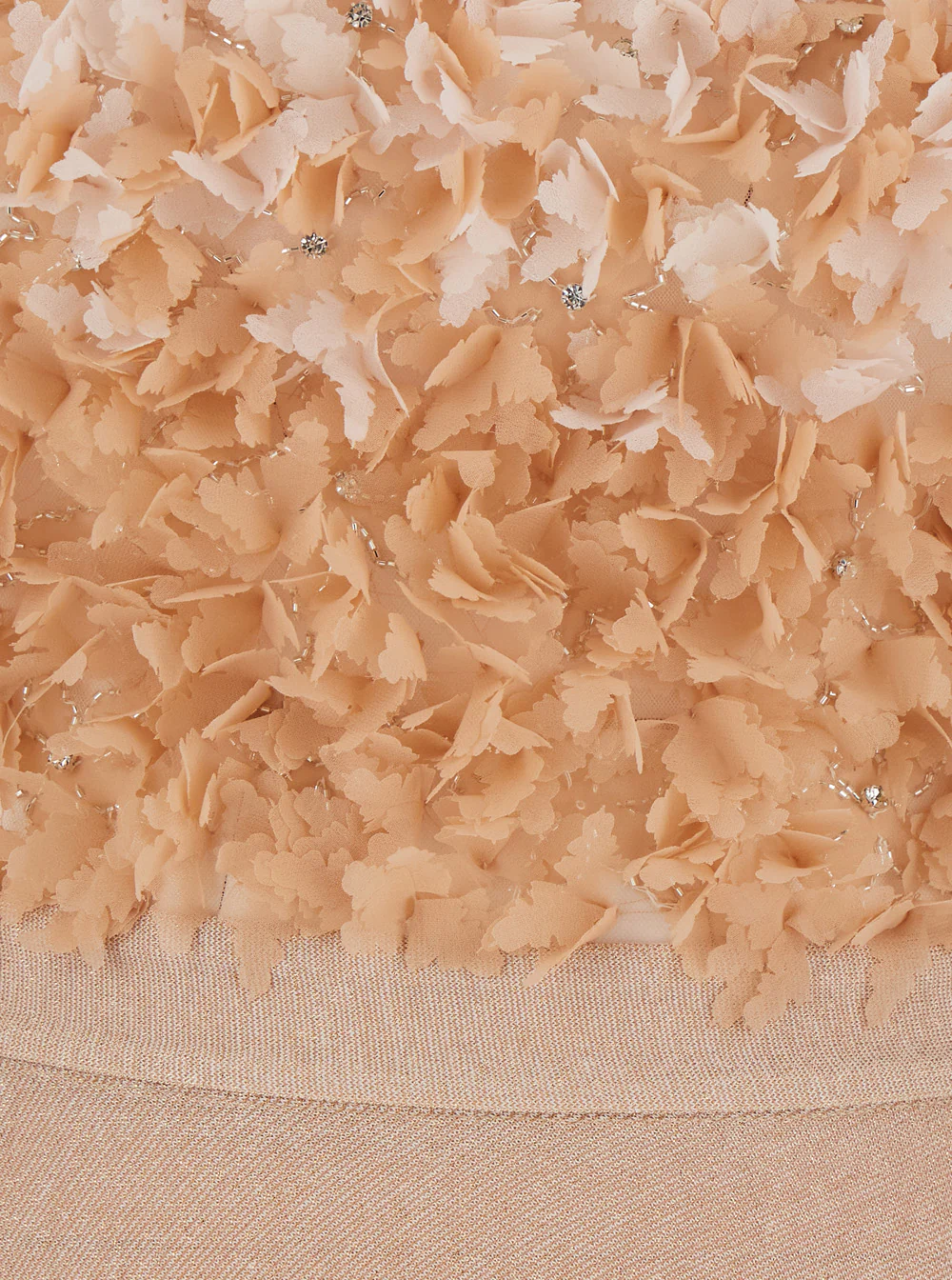 Long Dress Beige Viscose Blend - Image 3