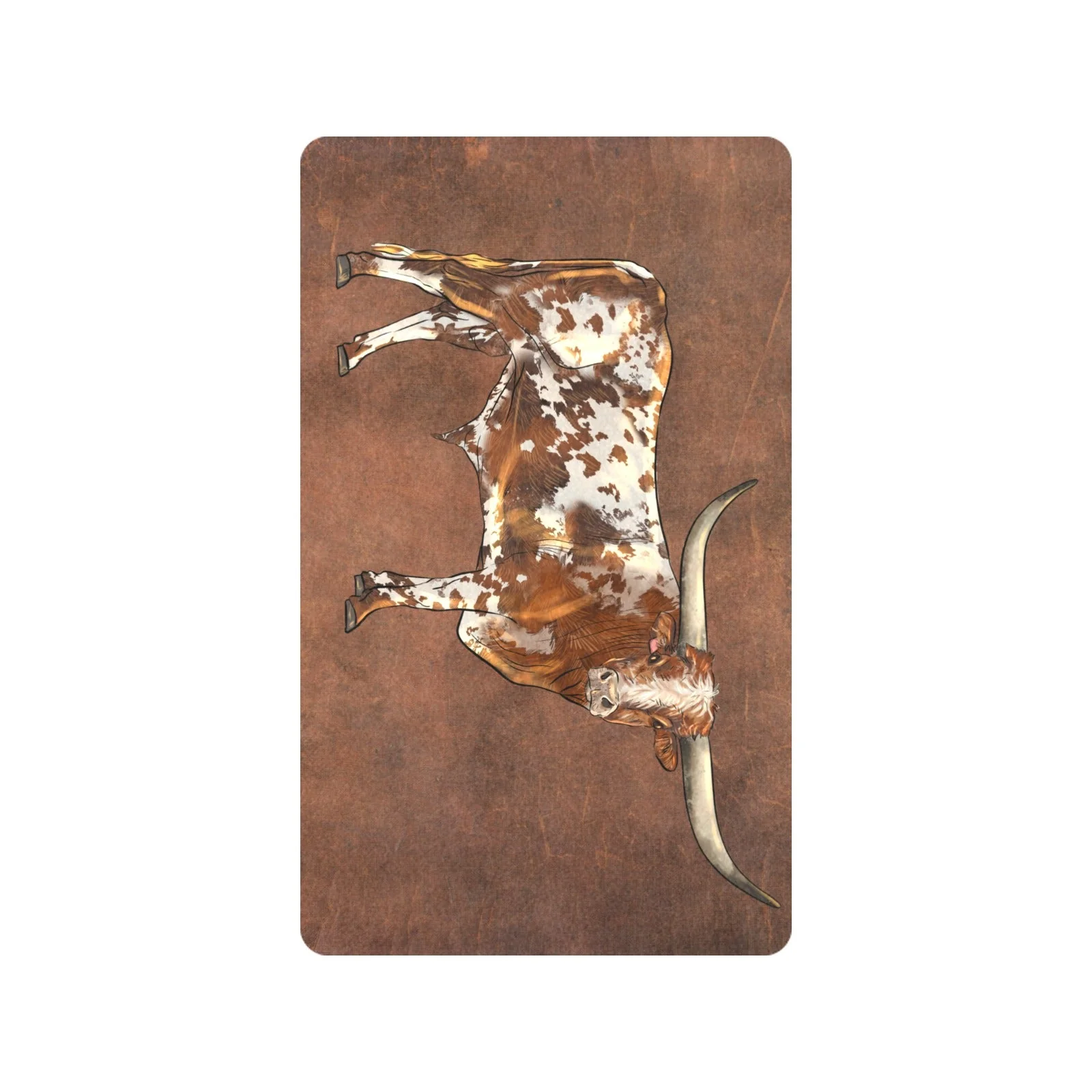 Longhorn Western Floor Mat 30" x 18" Made in America - Image 4