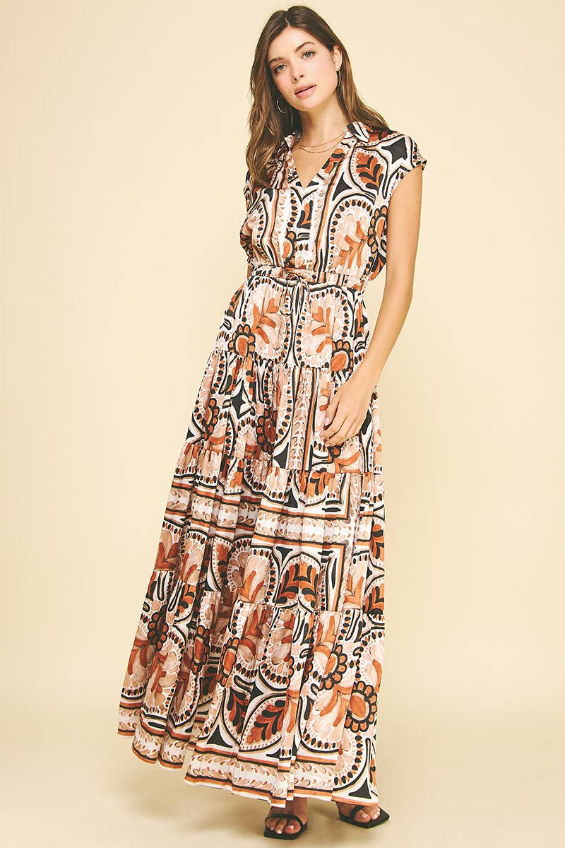 Lyric - Floral Tiered Maxi Dress - Image 3