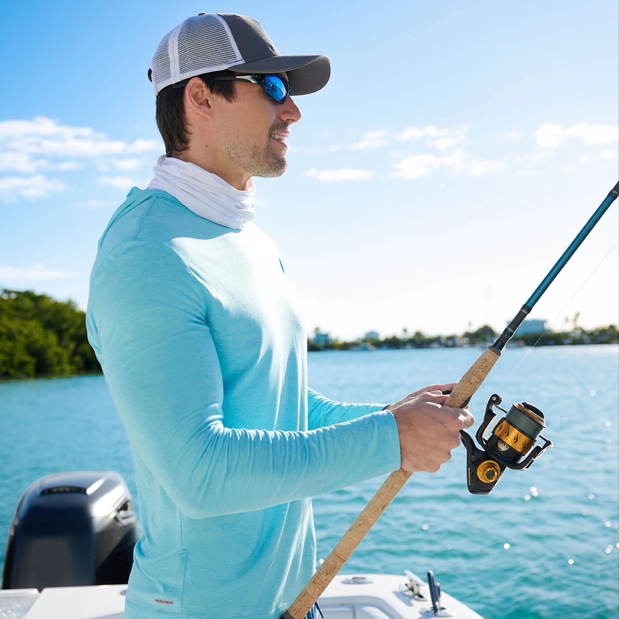 Men's Microtech® Hooded Graphic Sunshirt - Image 13