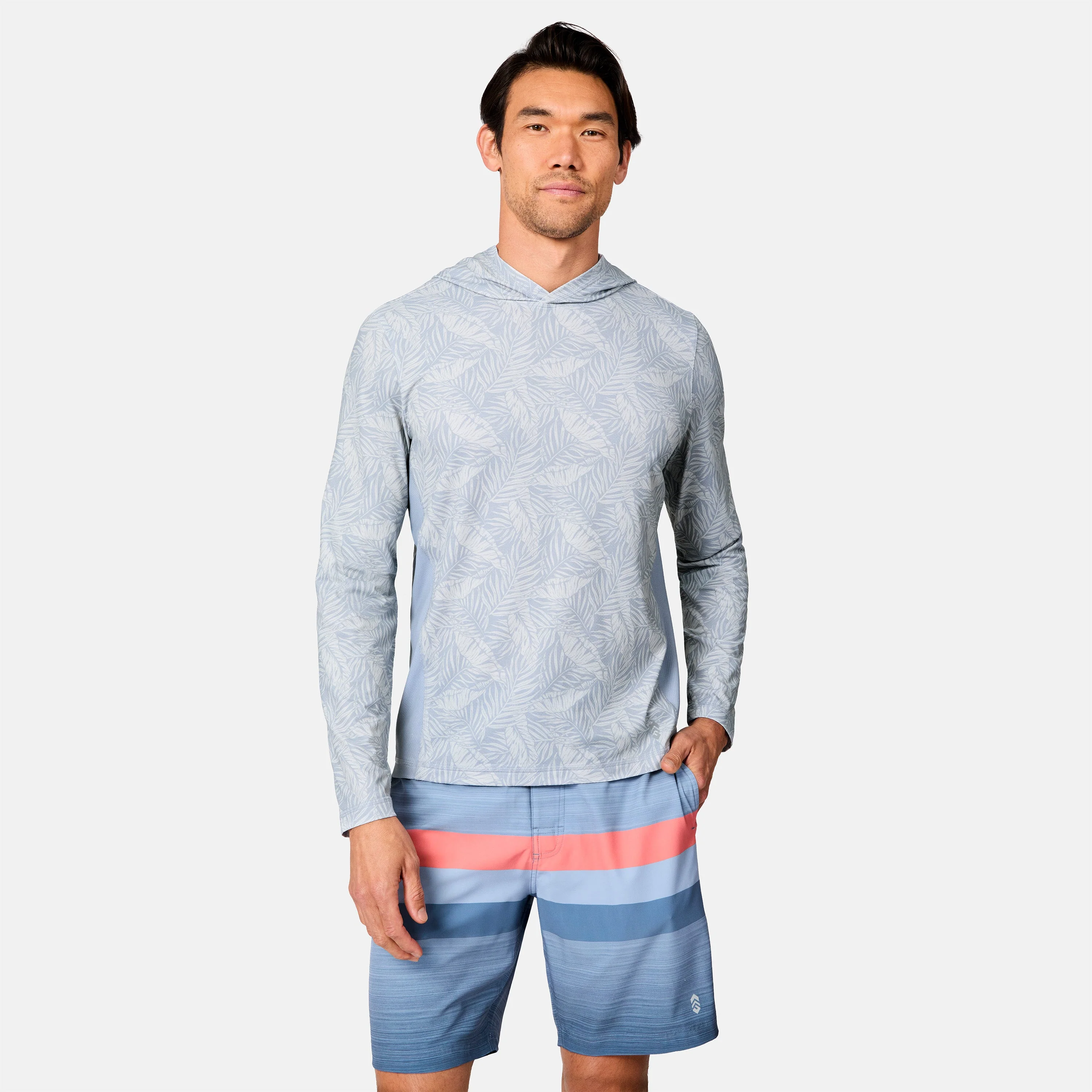 Men's SunFree UPF Printed Hoodie - Image 10
