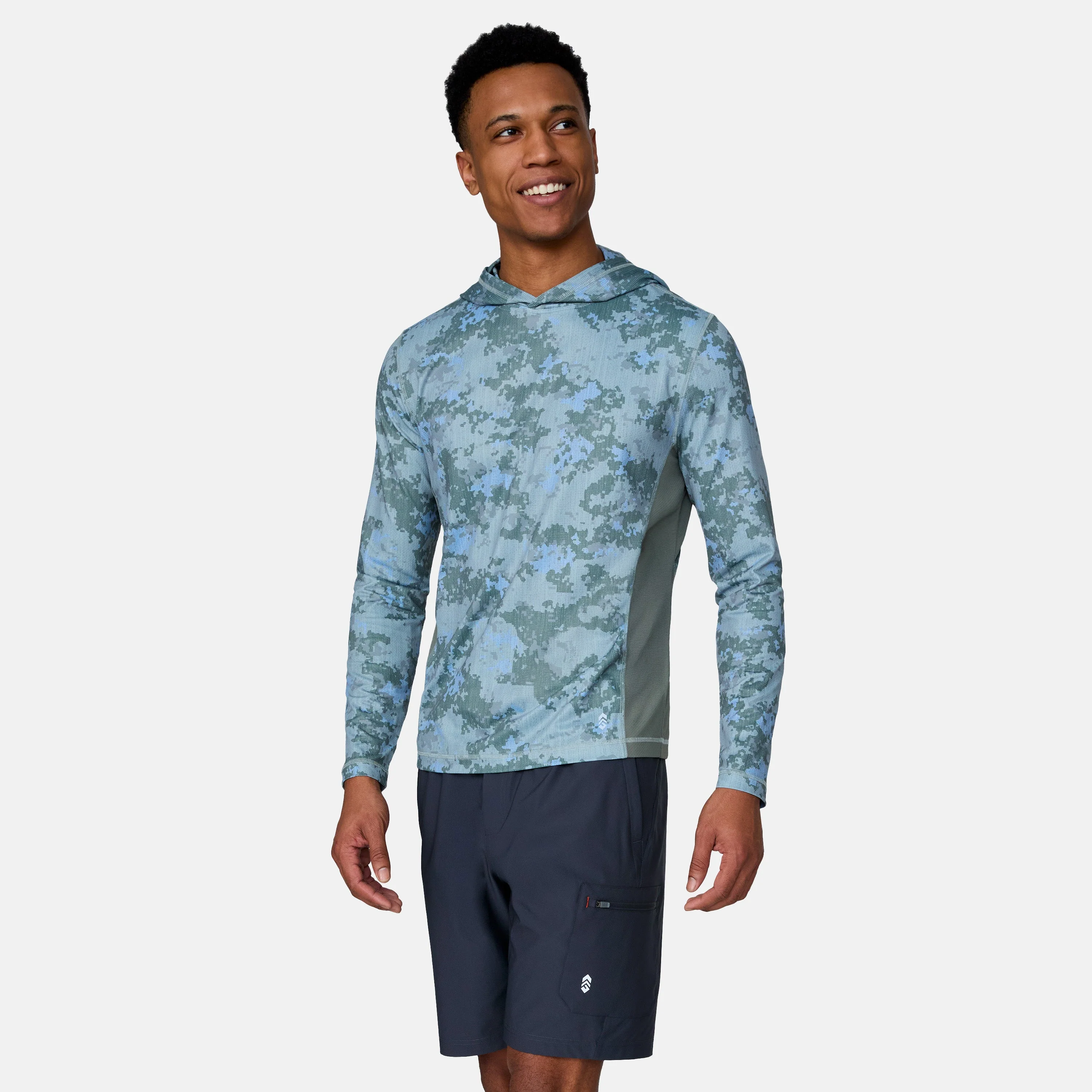 Men's SunFree UPF Printed Hoodie - Image 7
