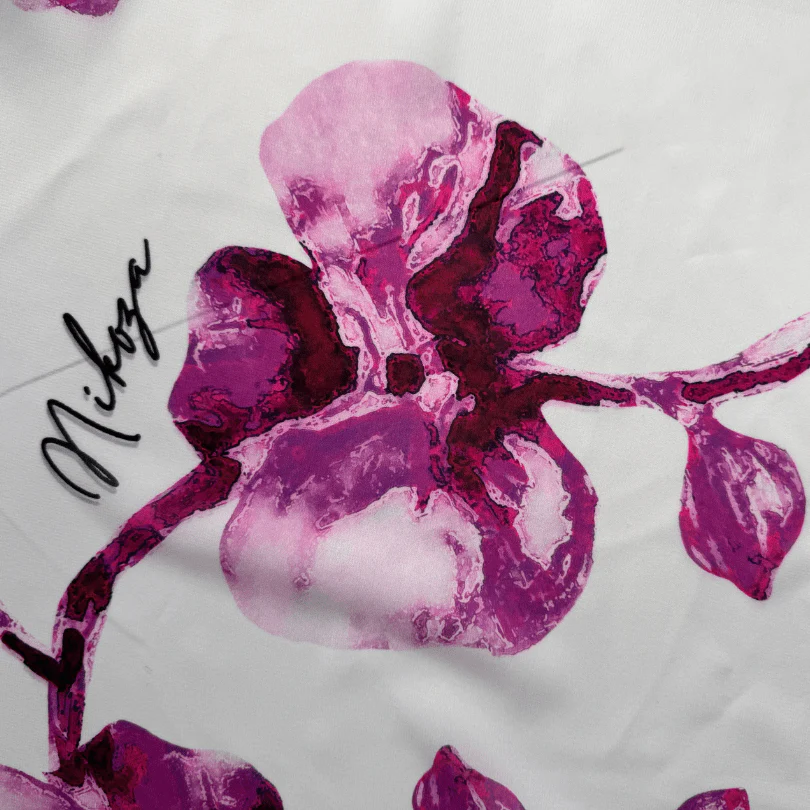 Miranda long cover up 100 % Silk - Image 12
