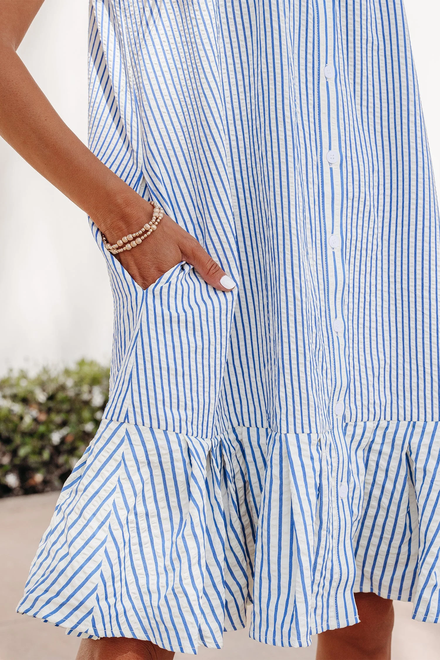 Threaded Pear Noa Stripe Dress - Image 7