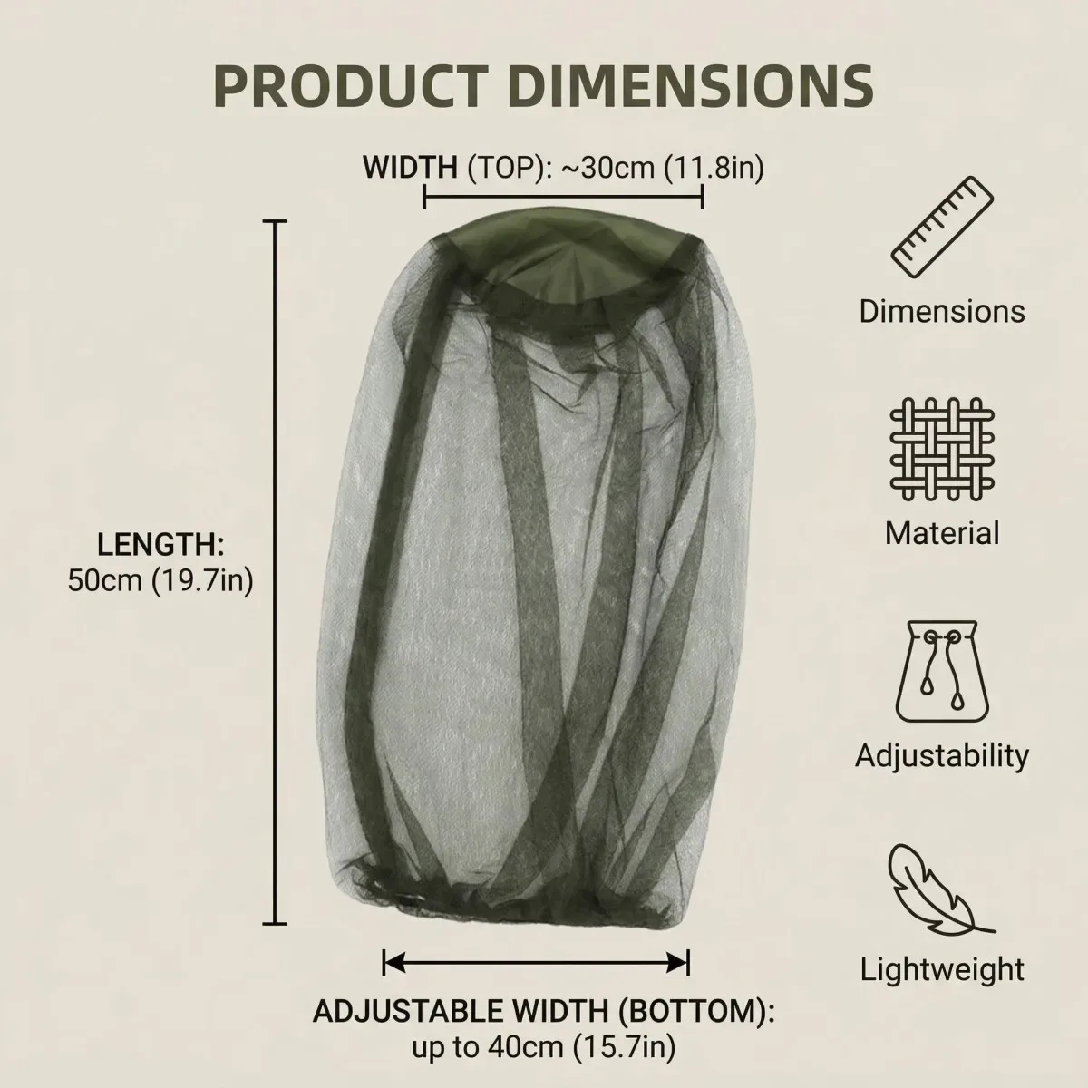 Outdoor Insect Head Net - Image 10