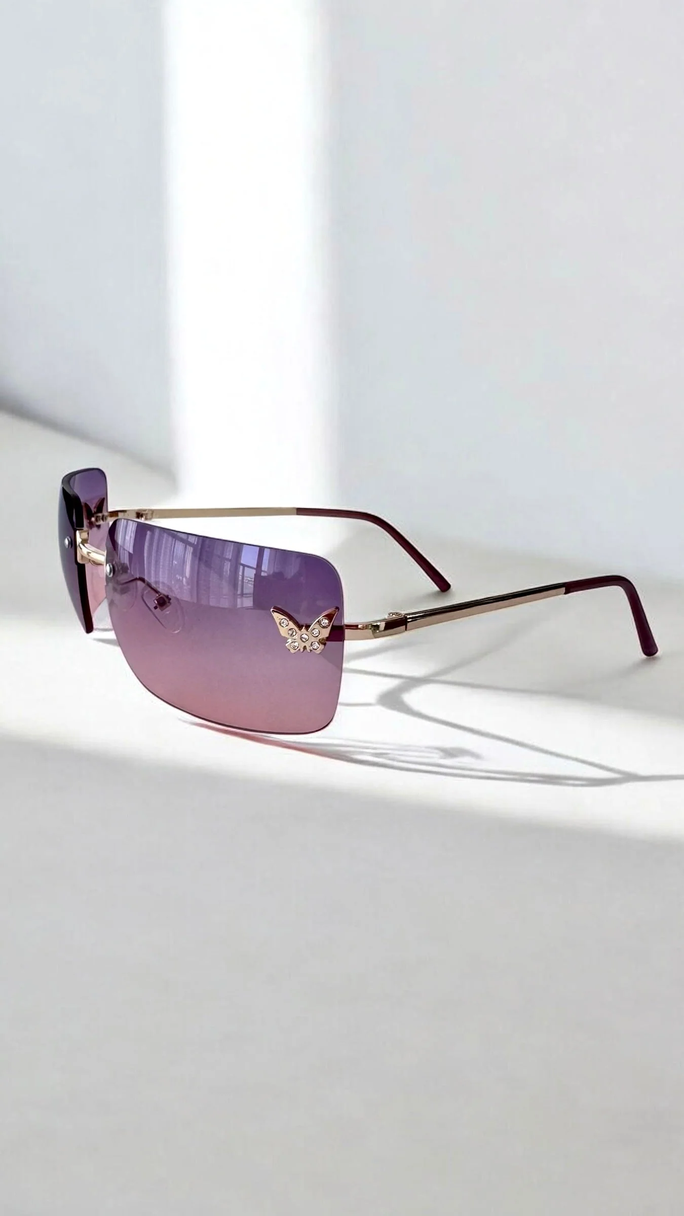 Papillon Silver Sunglasses - Image 18