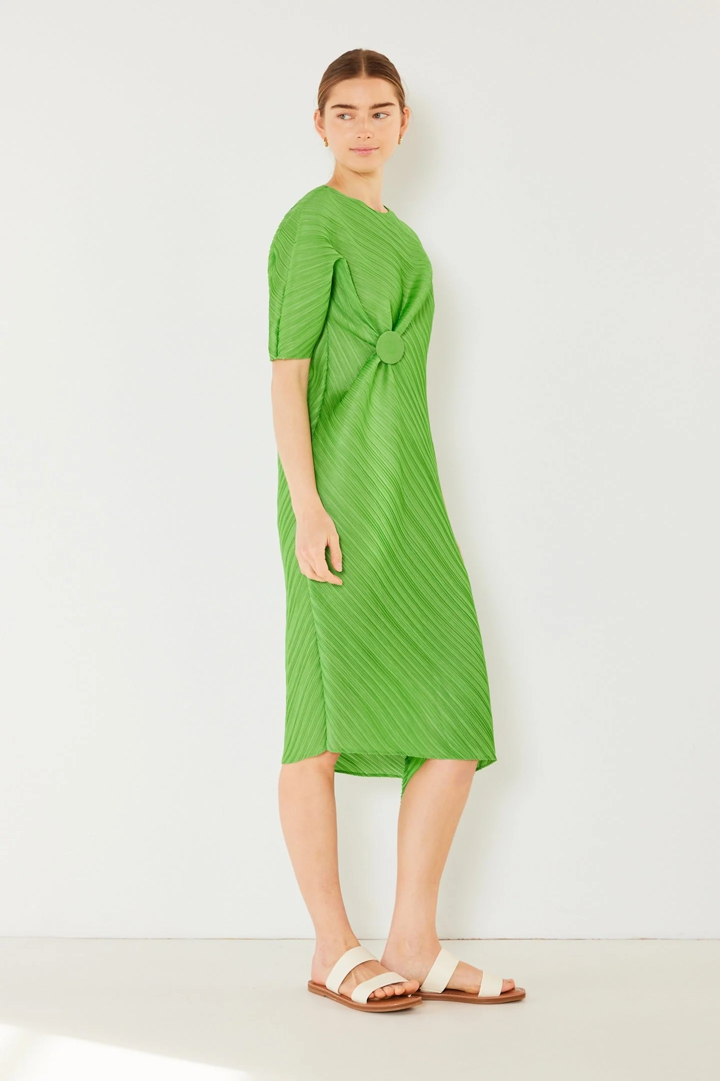 Marina West D03BT Pleated Dolman Sleeve Dress - Image 8