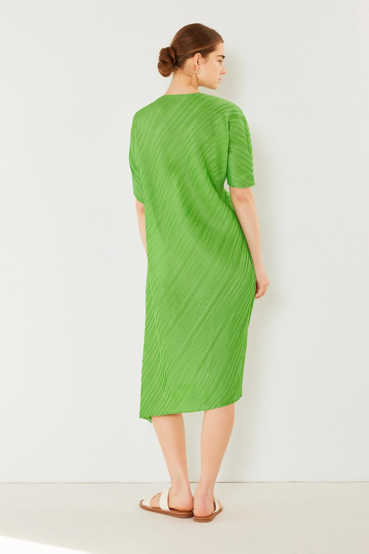 Marina West D03BT Pleated Dolman Sleeve Dress - Image 9