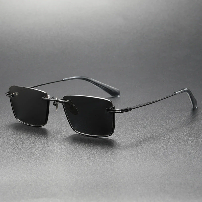 Pure Titanium Polarized Sunglasses – Retro British Style - Image 3