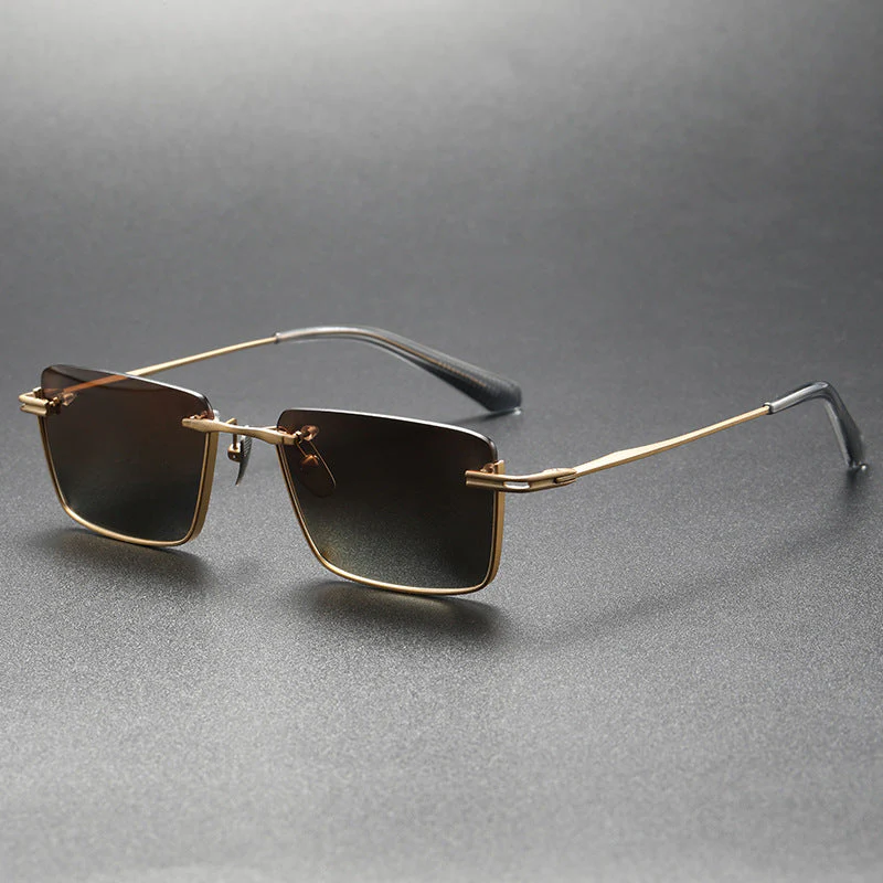 Pure Titanium Polarized Sunglasses – Retro British Style - Image 4