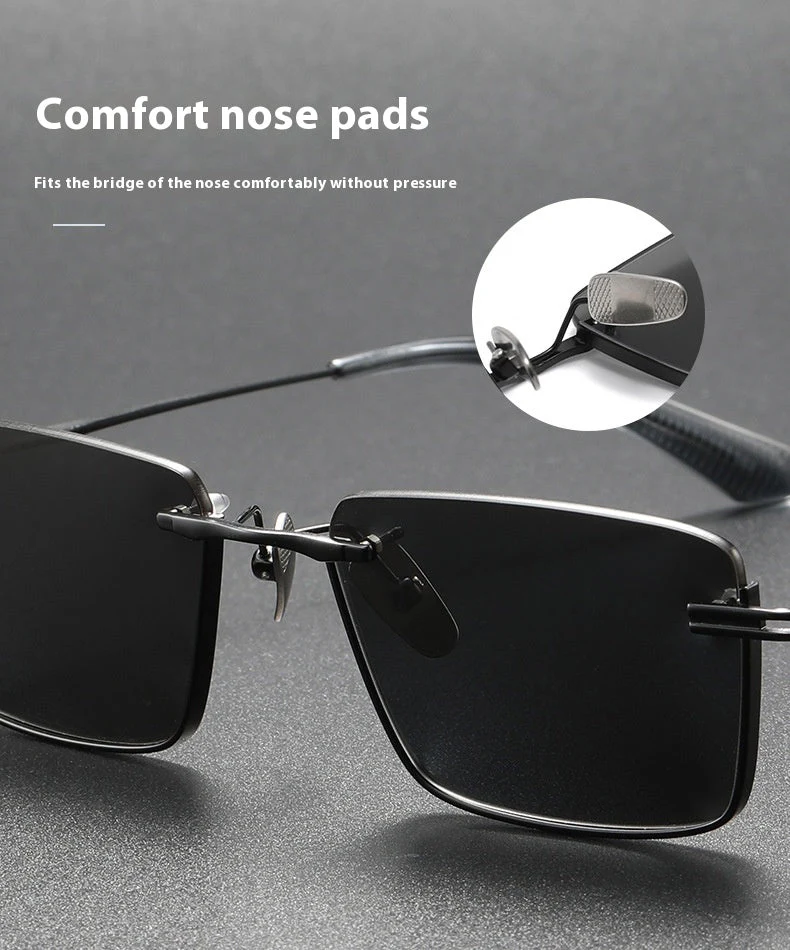 Pure Titanium Polarized Sunglasses – Retro British Style - Image 9